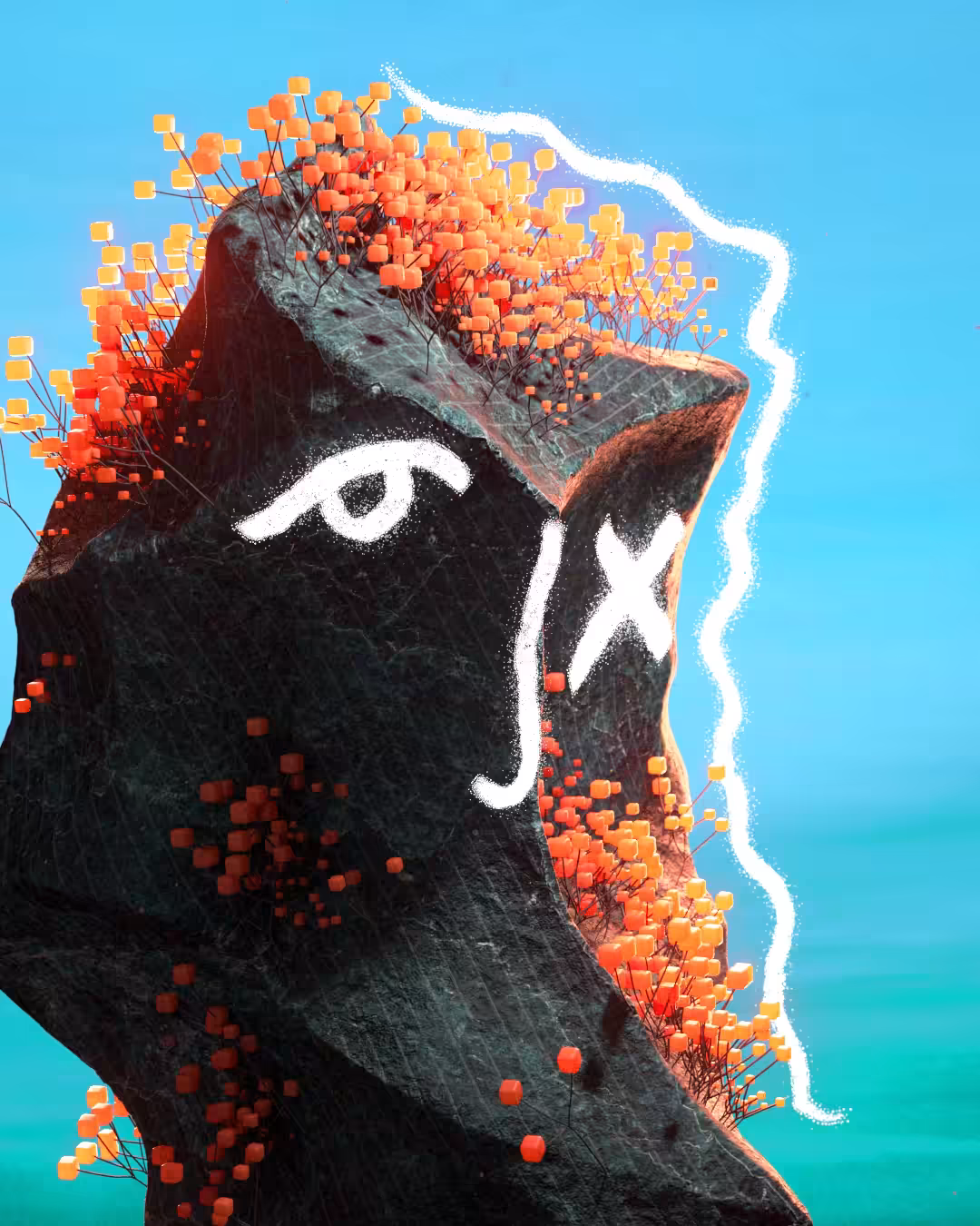 Boxxy Heads // The Cube Tree One