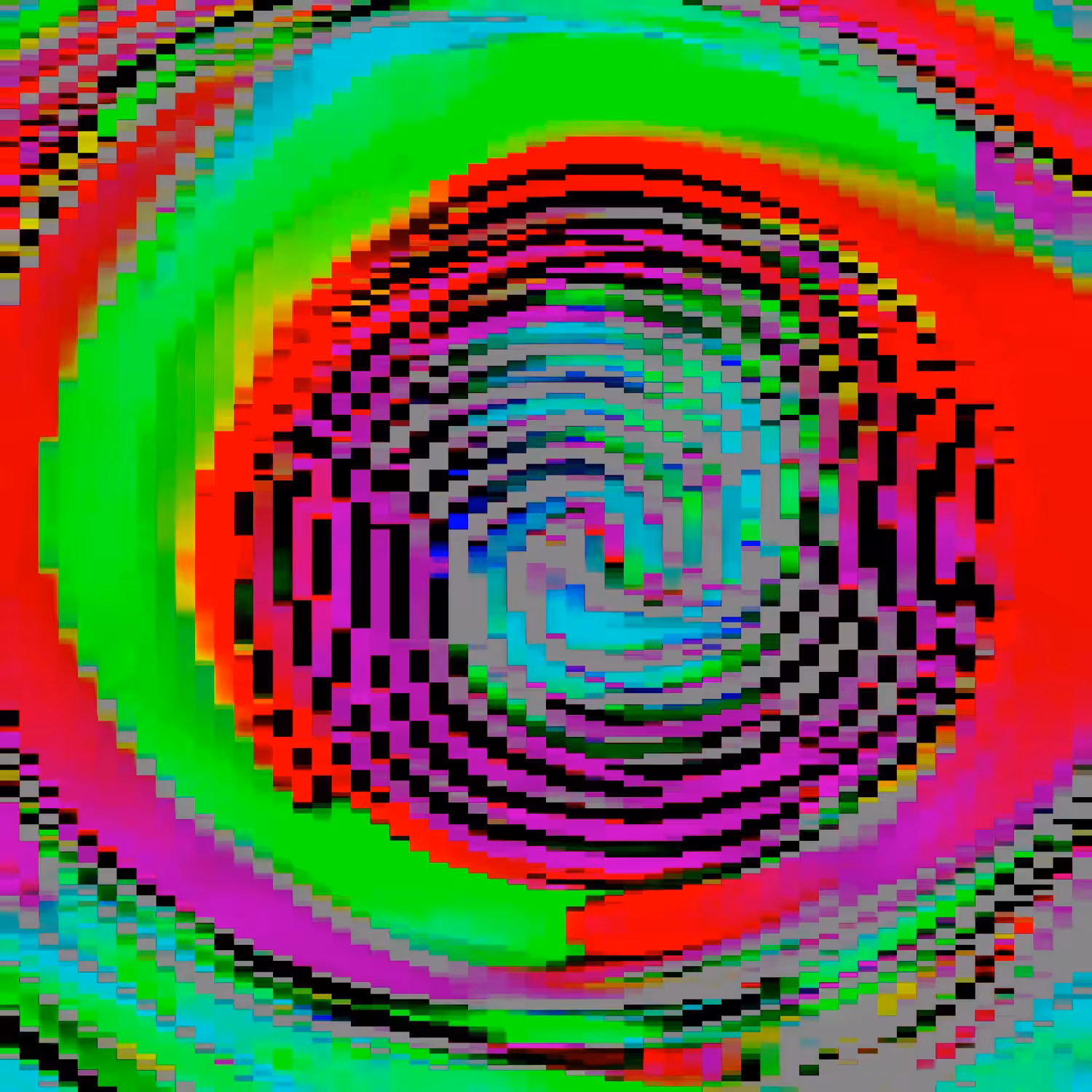 A washed in colors vortex