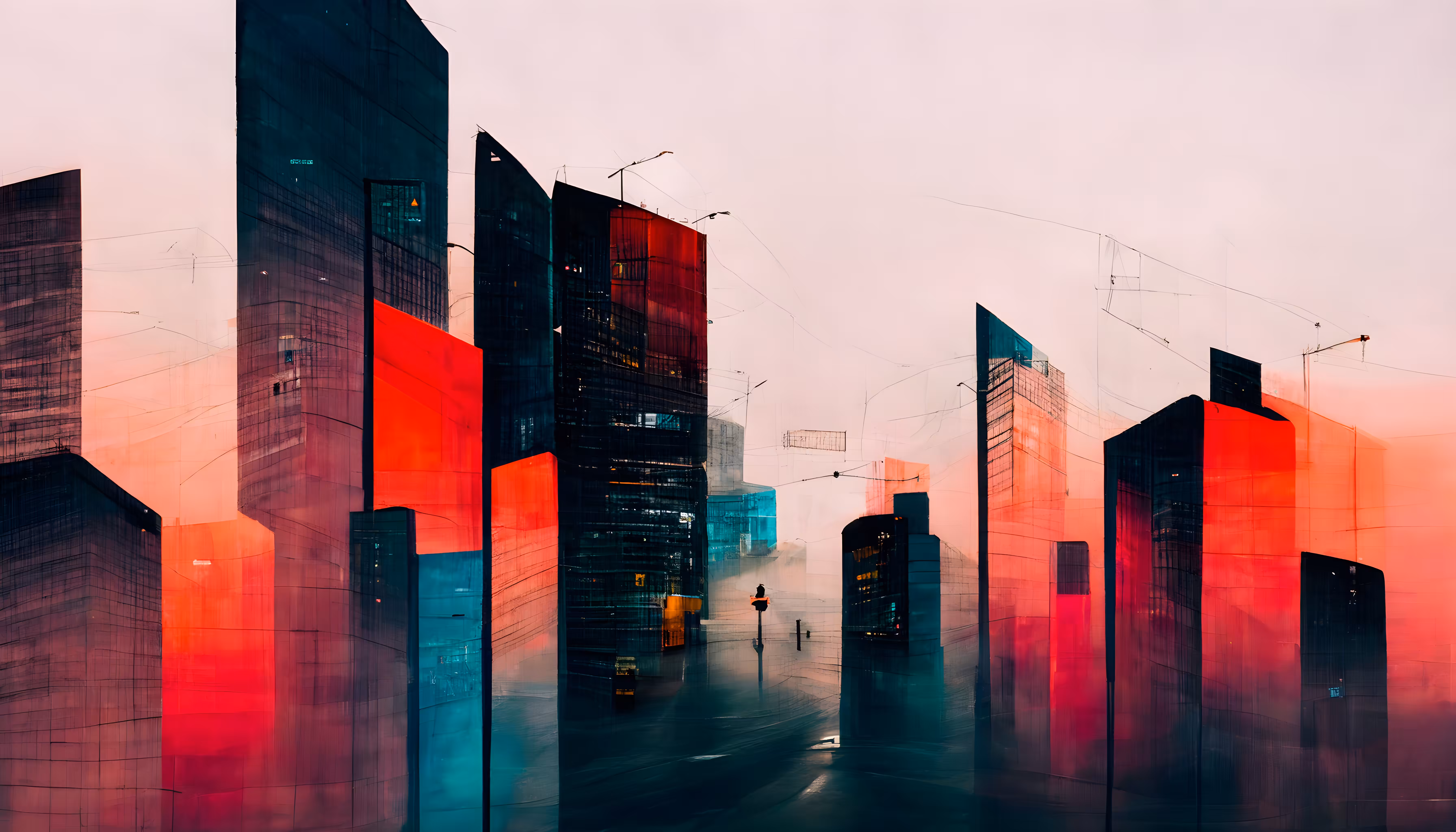 Red Skyline 1