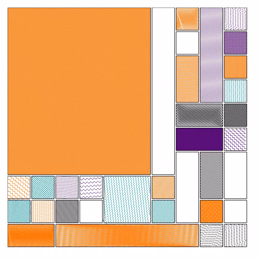 Strips layouts - Hatching #4