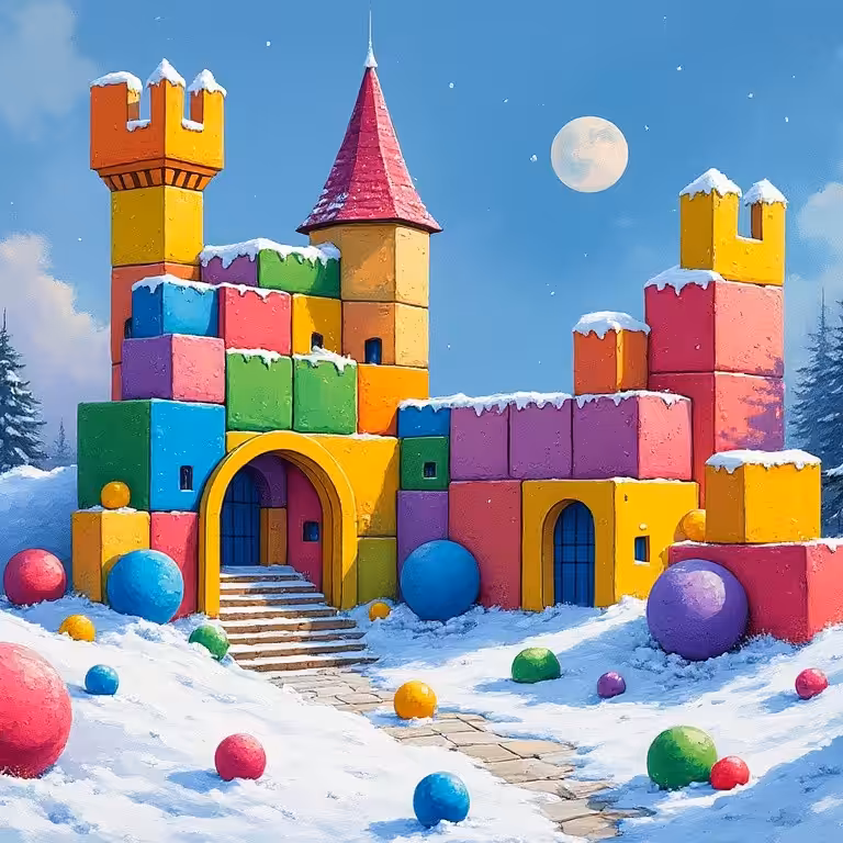 castle colorful