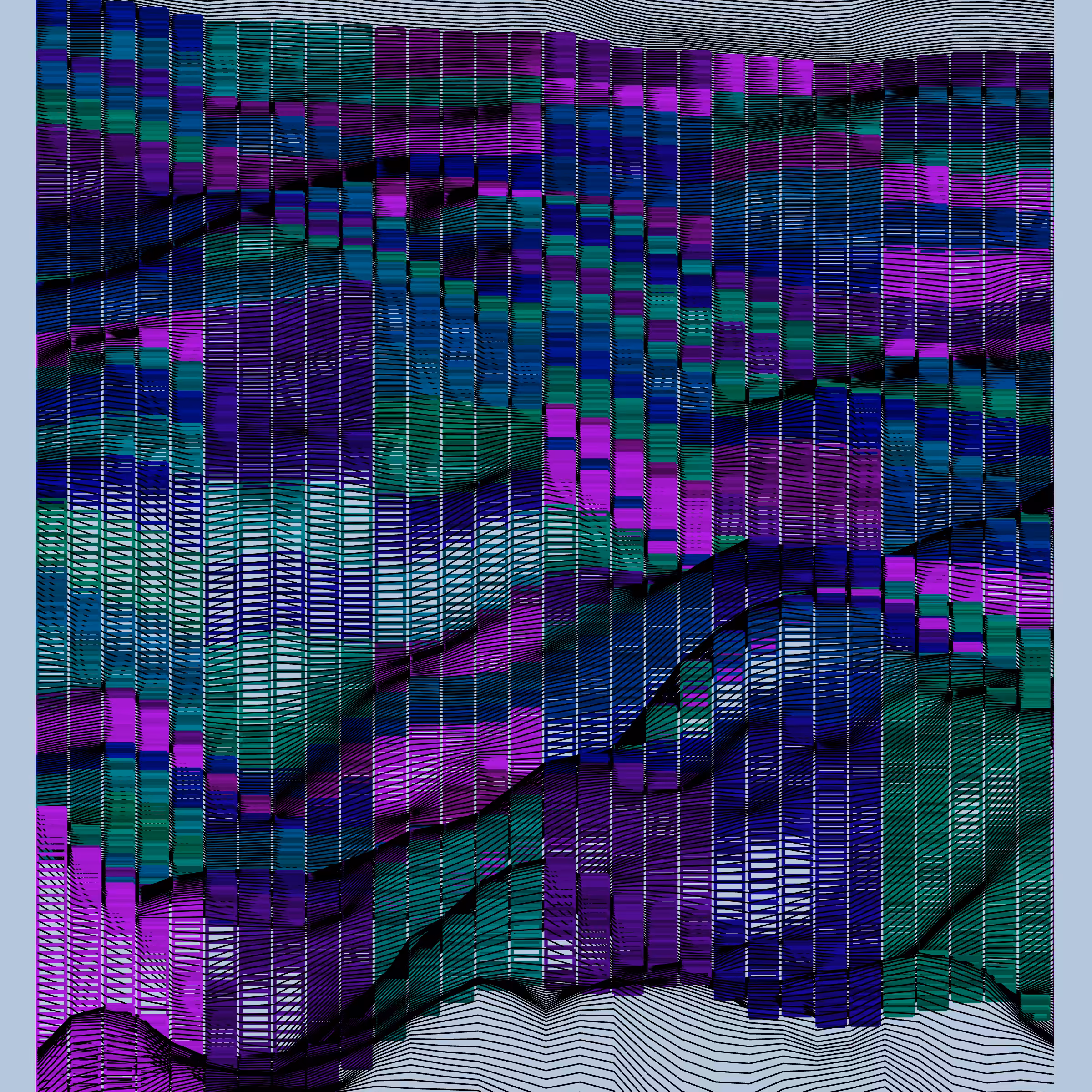 Rainbow mountains #12