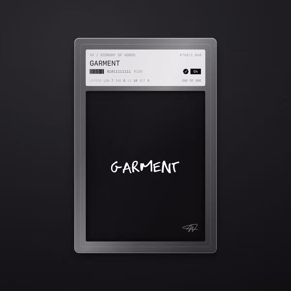 GARMENT · #768
