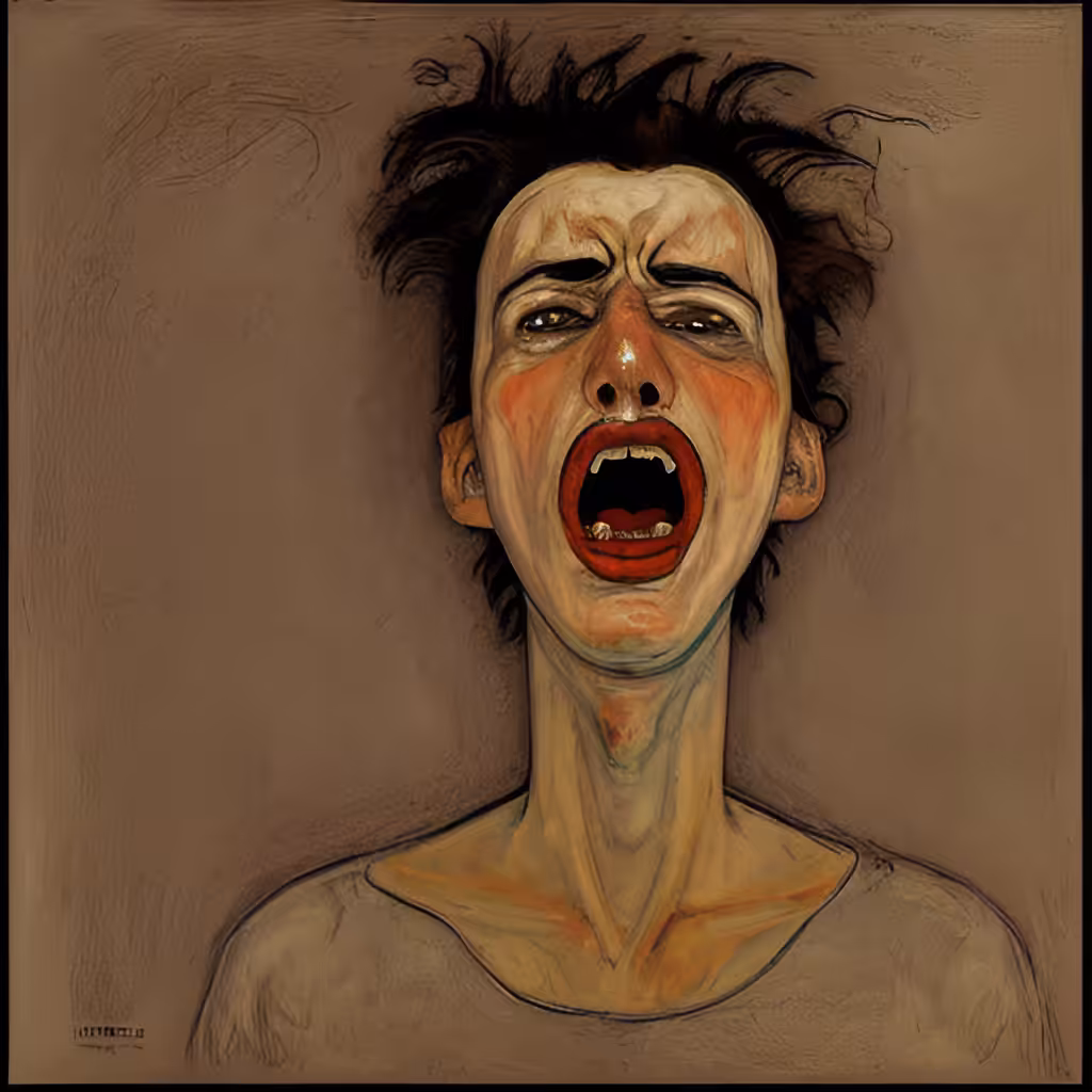 Art in the Age of AI: Pag 260 - Echoes of Anguish