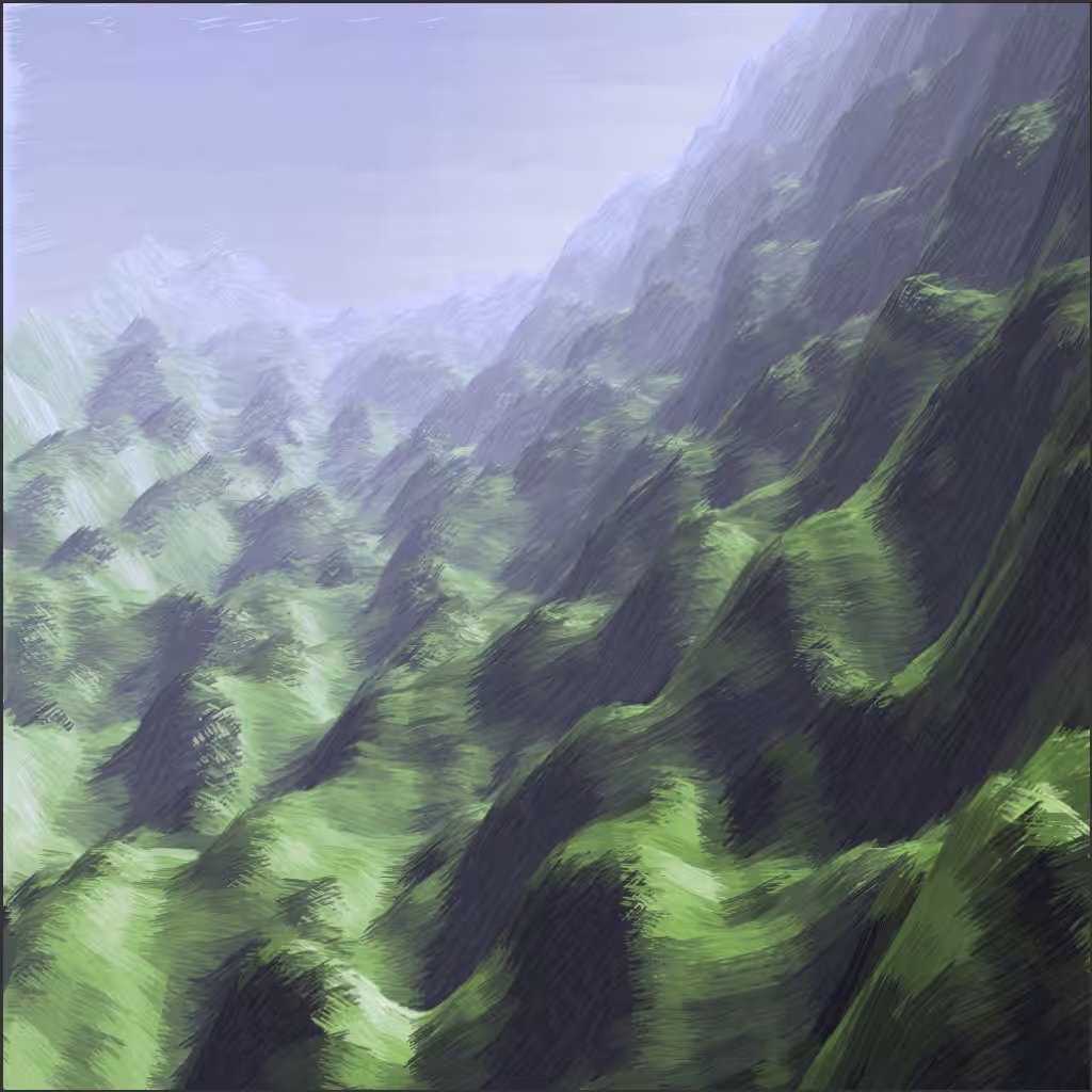Lush Fields  #123