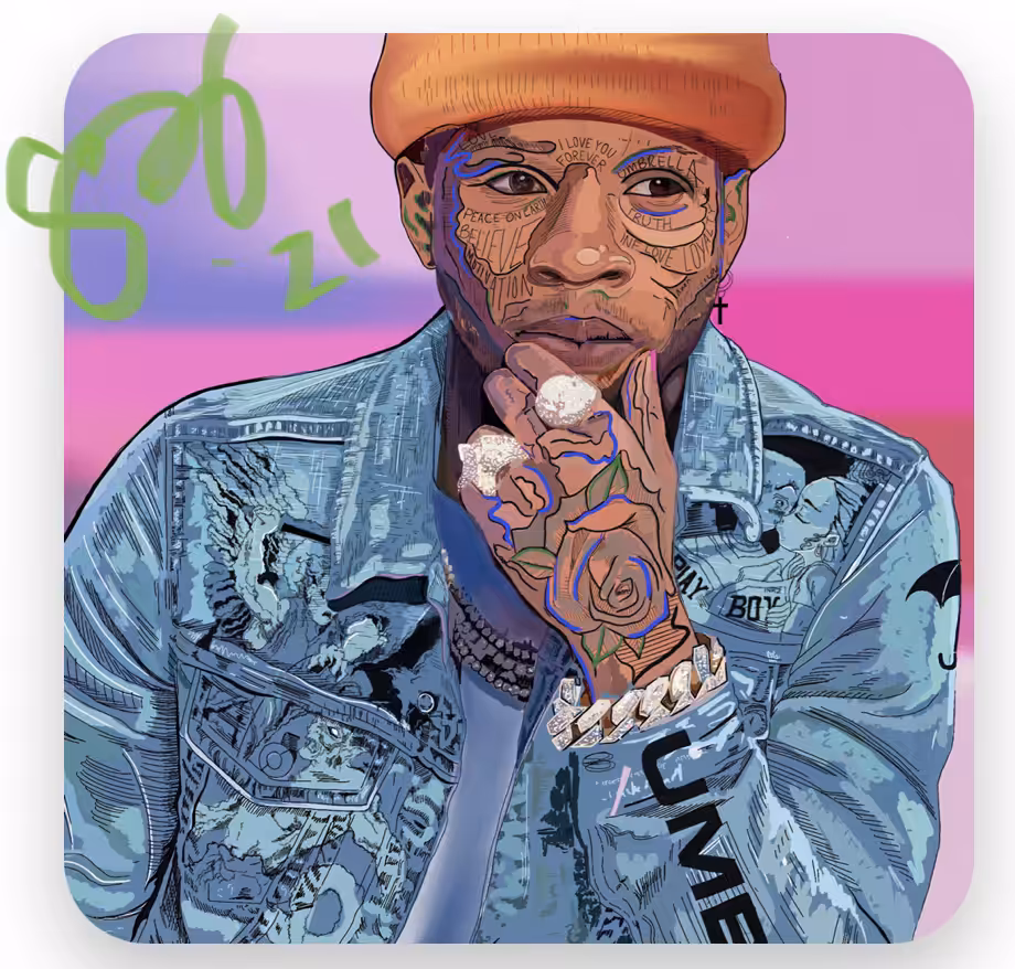 Big Dog Tory Lanez Art #1