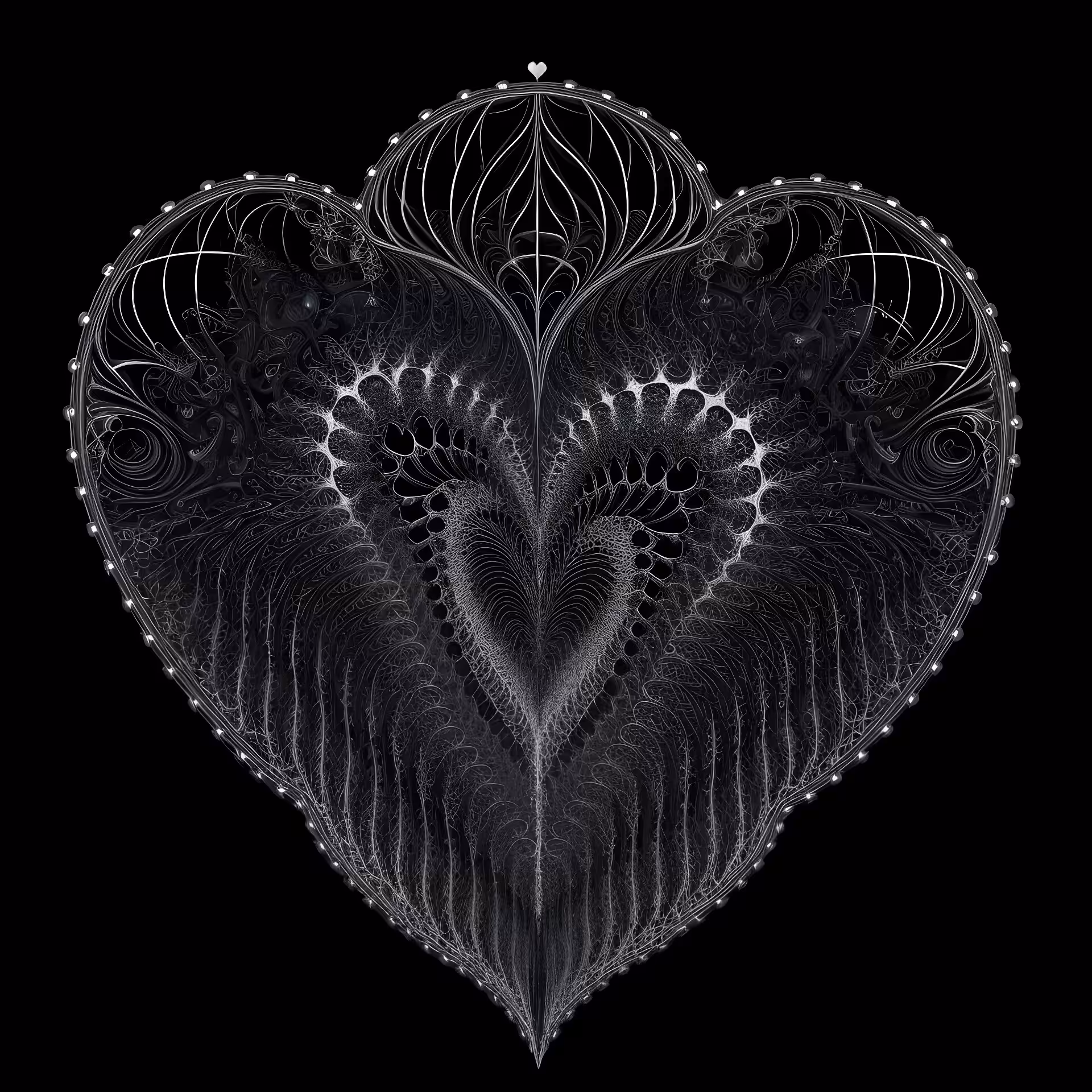 Heart of Lineart b&w
