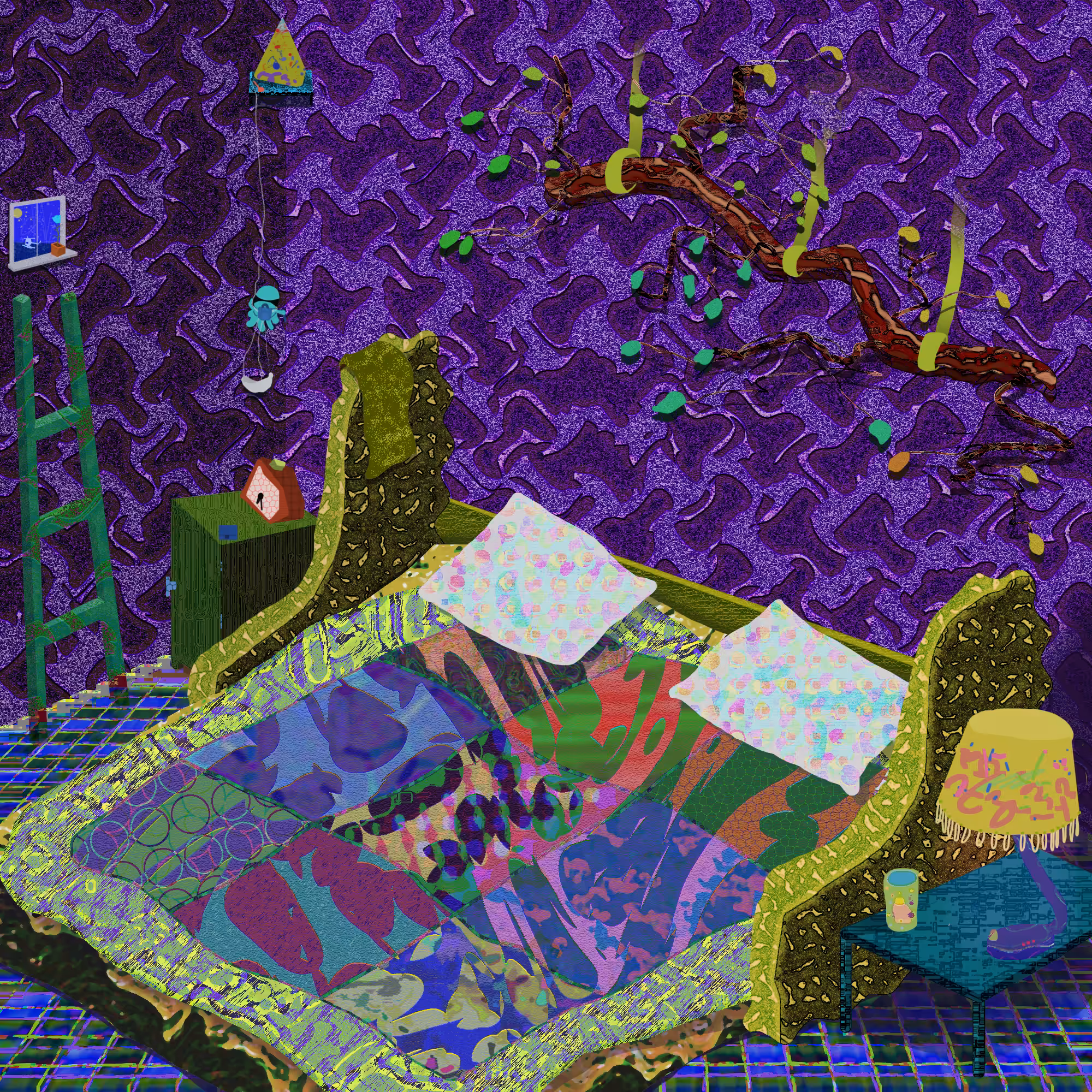 The bedspread