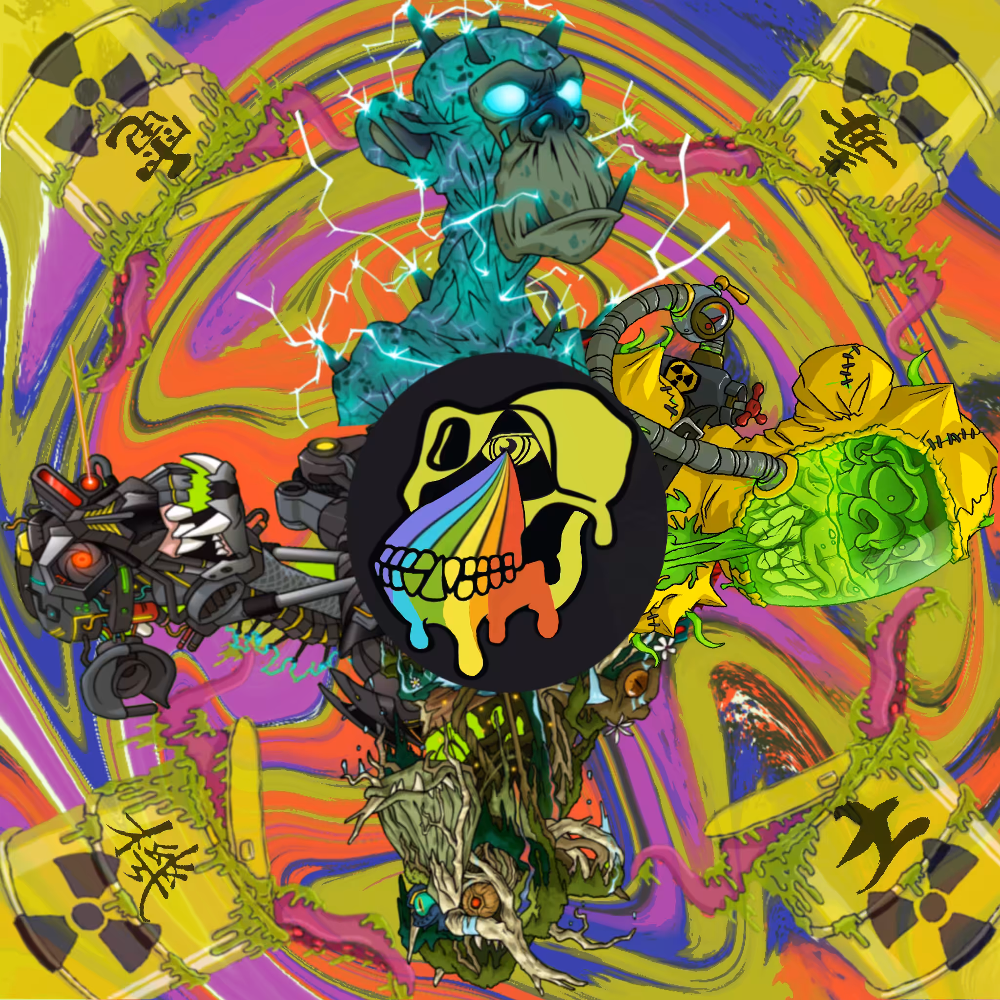 Mutant ape with toxic waste 變異猴子 機電毒土