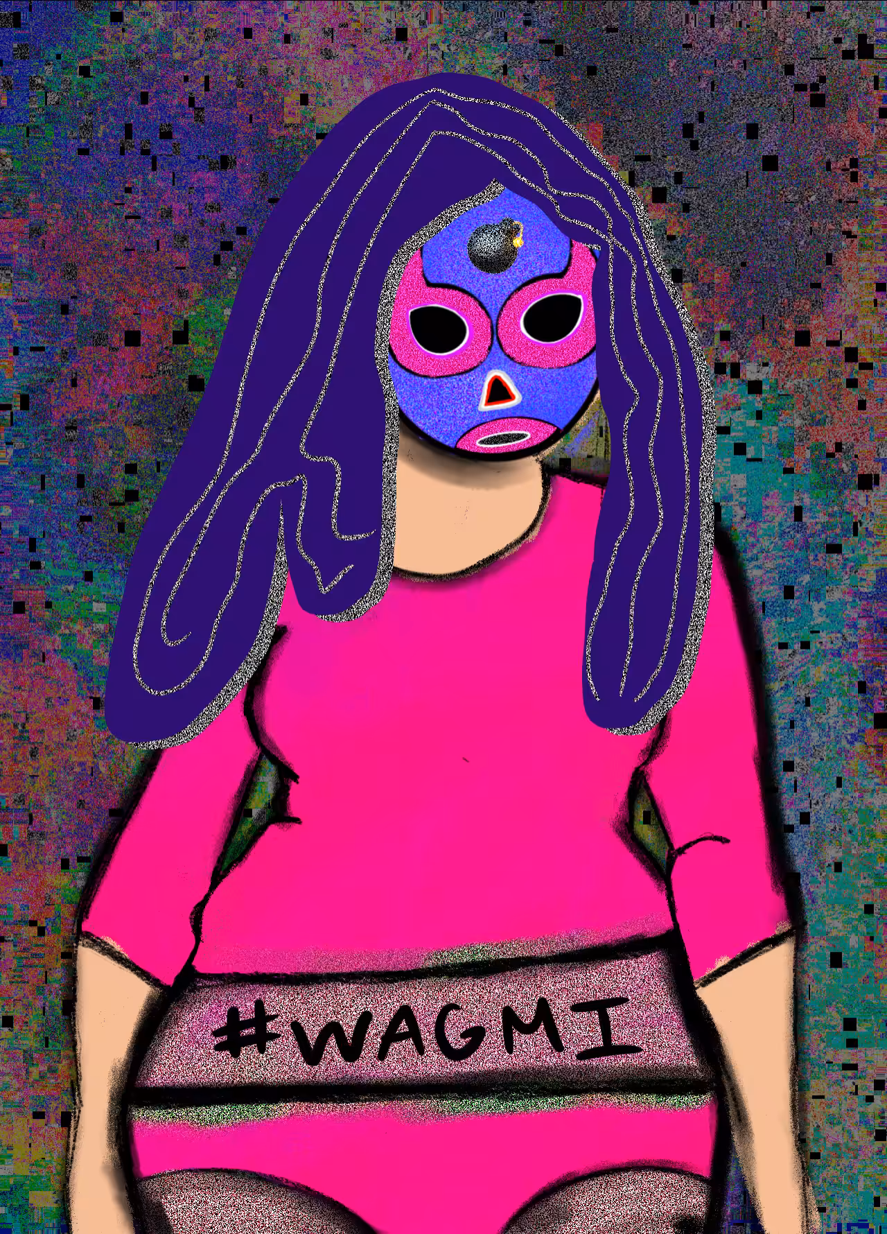 NFT luchadora #82