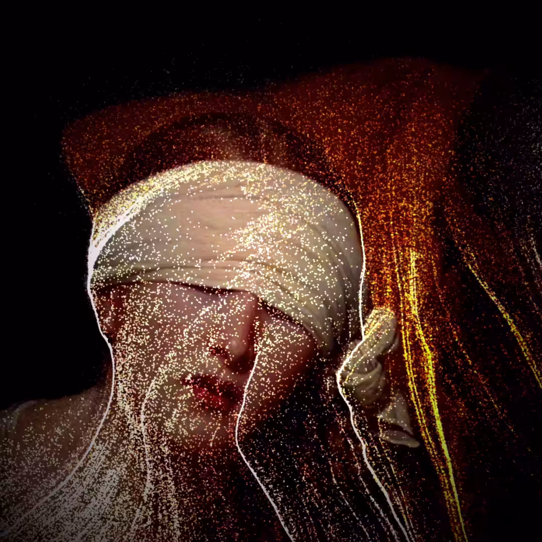 The Execution of Lady Jane Gray. Particle Motion and Sound.