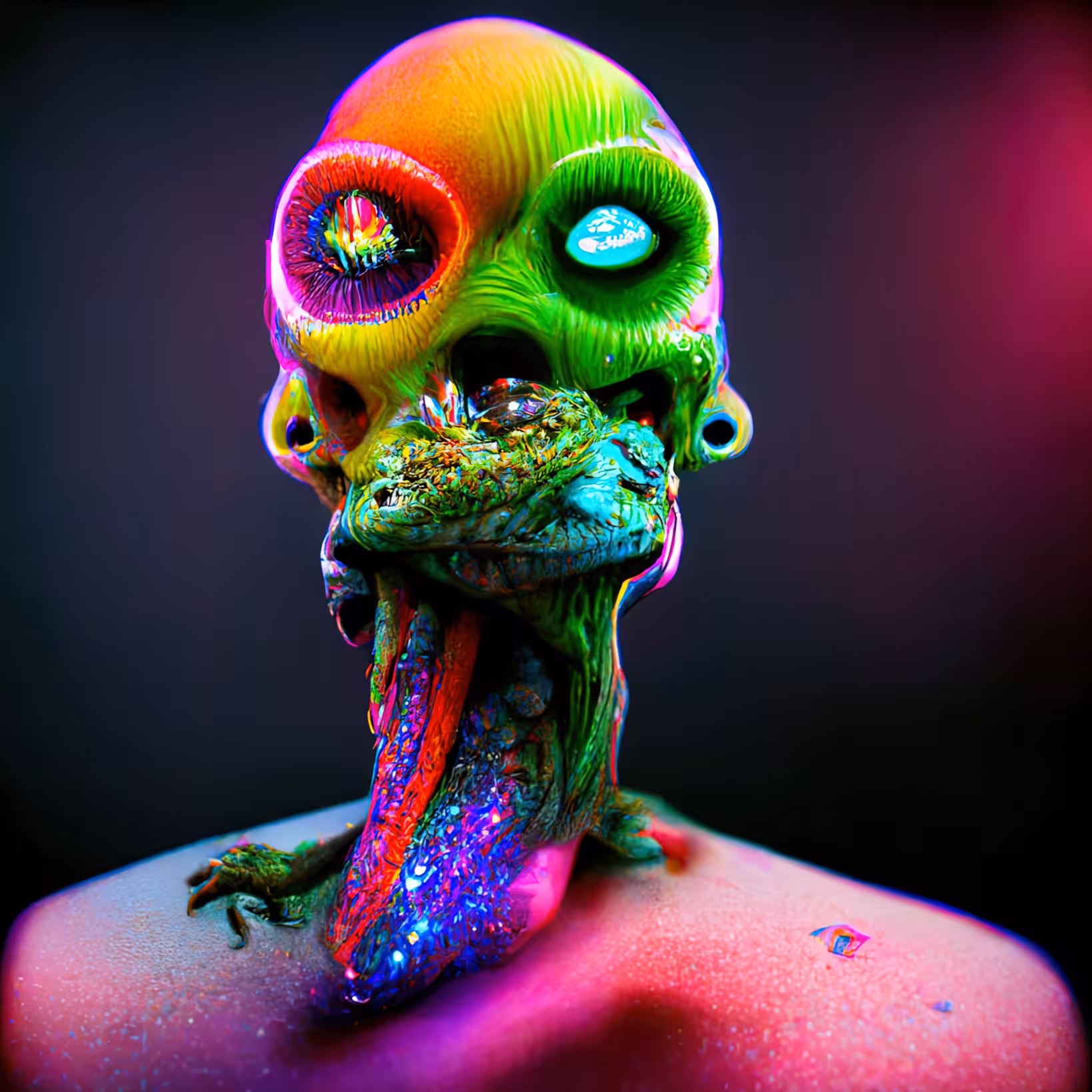 Trippy Lizards by Ken Kelleher Labs: Trippy Lizard #17
