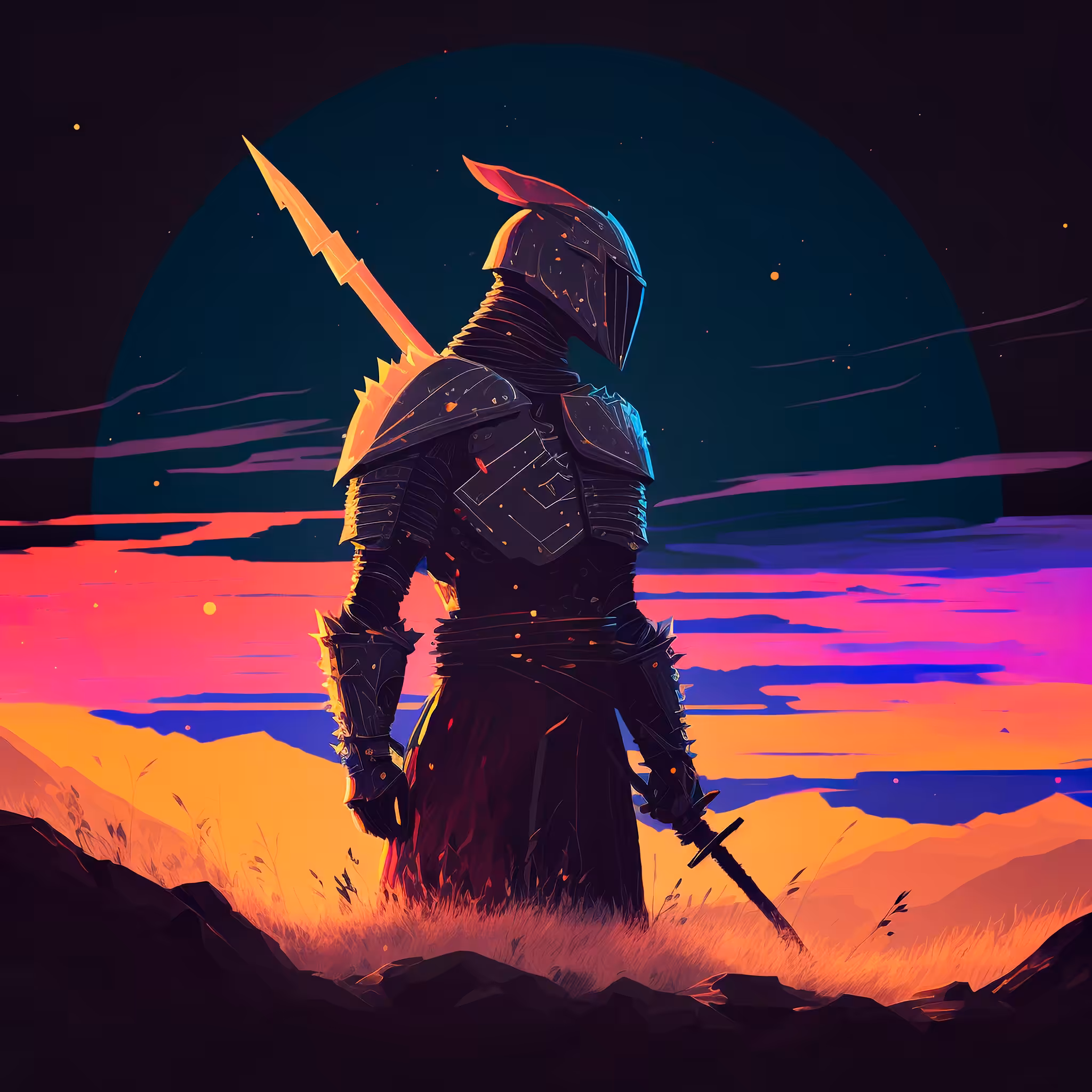 Vibrant Knight
