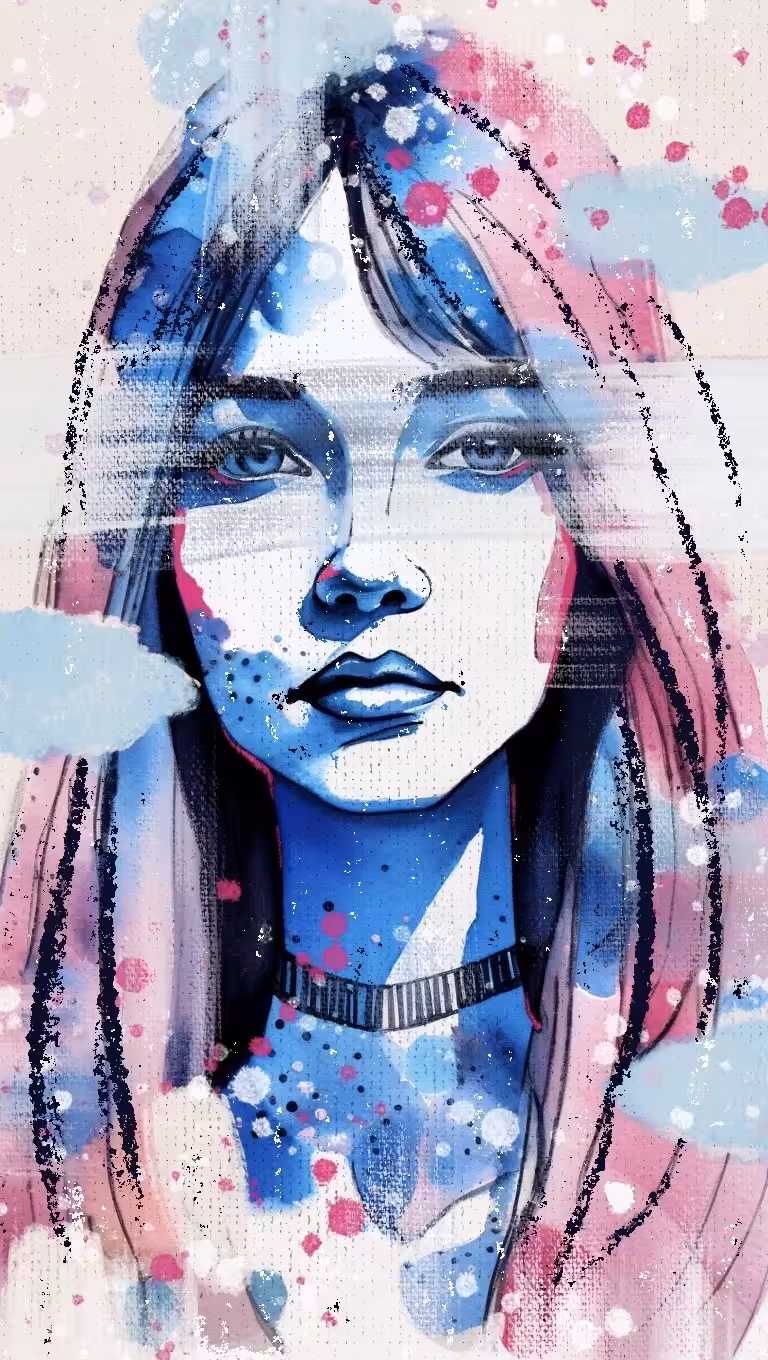 Blue face 7.7