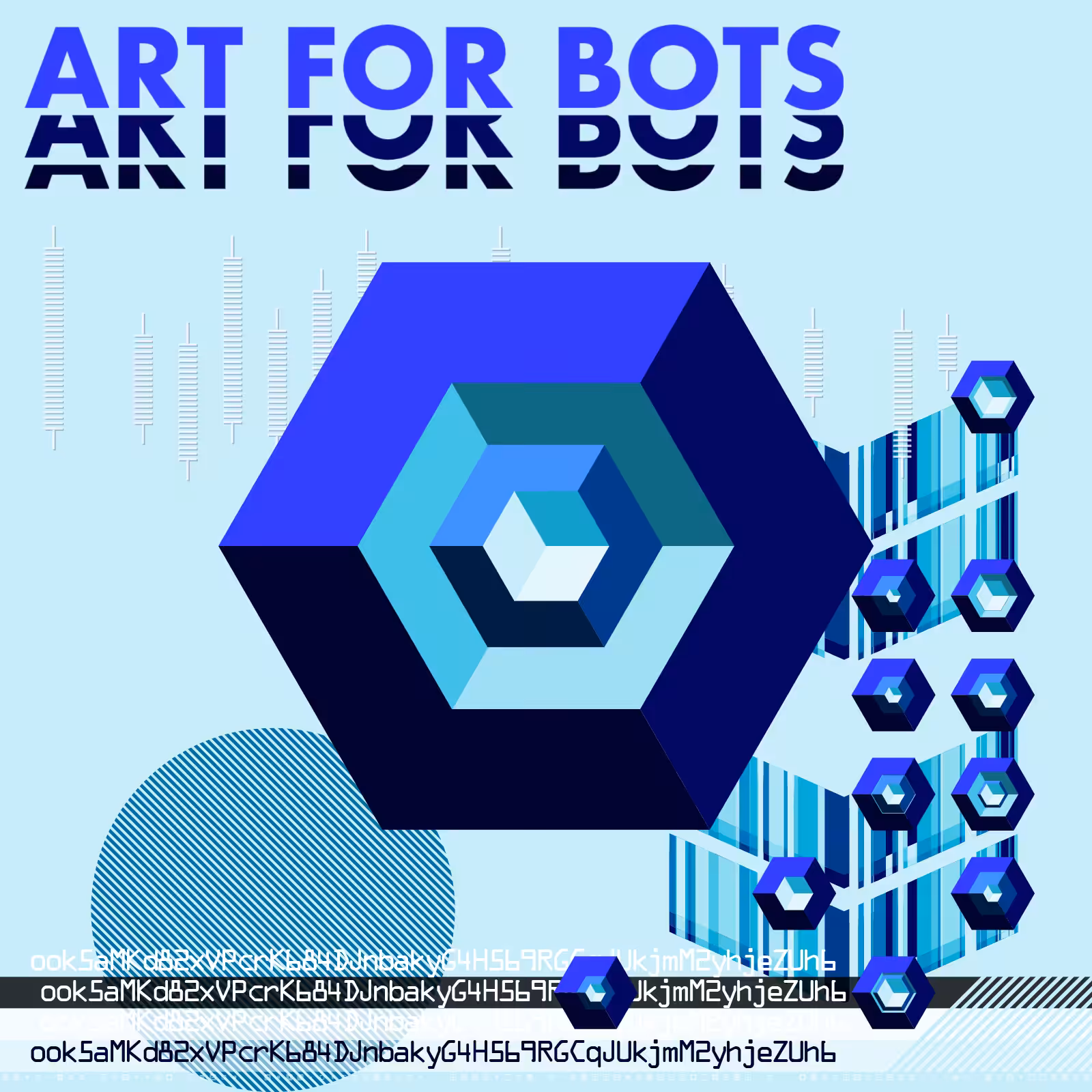 Hexagones - Art for Bots for Humans #58
