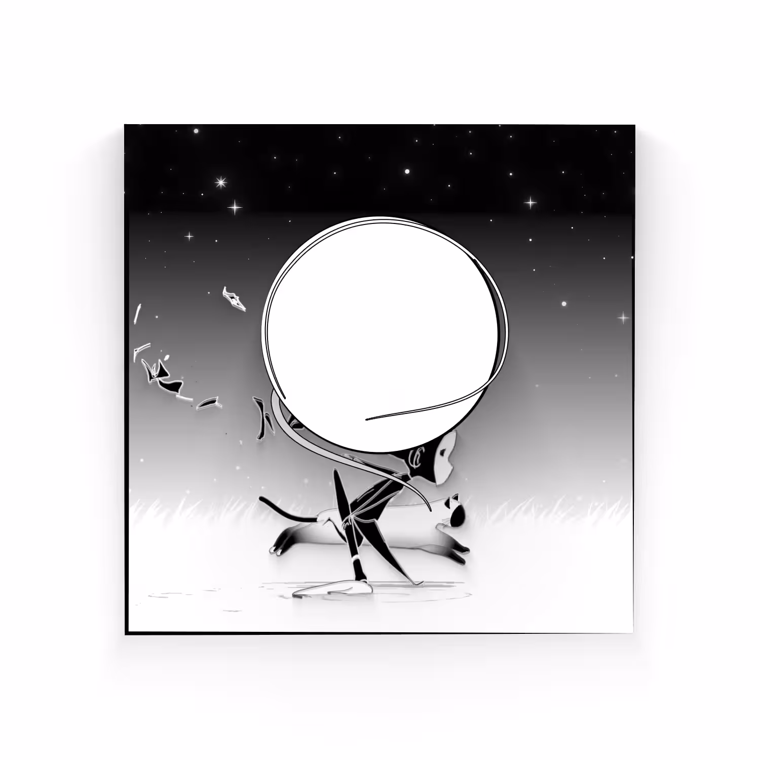 Moon's sides