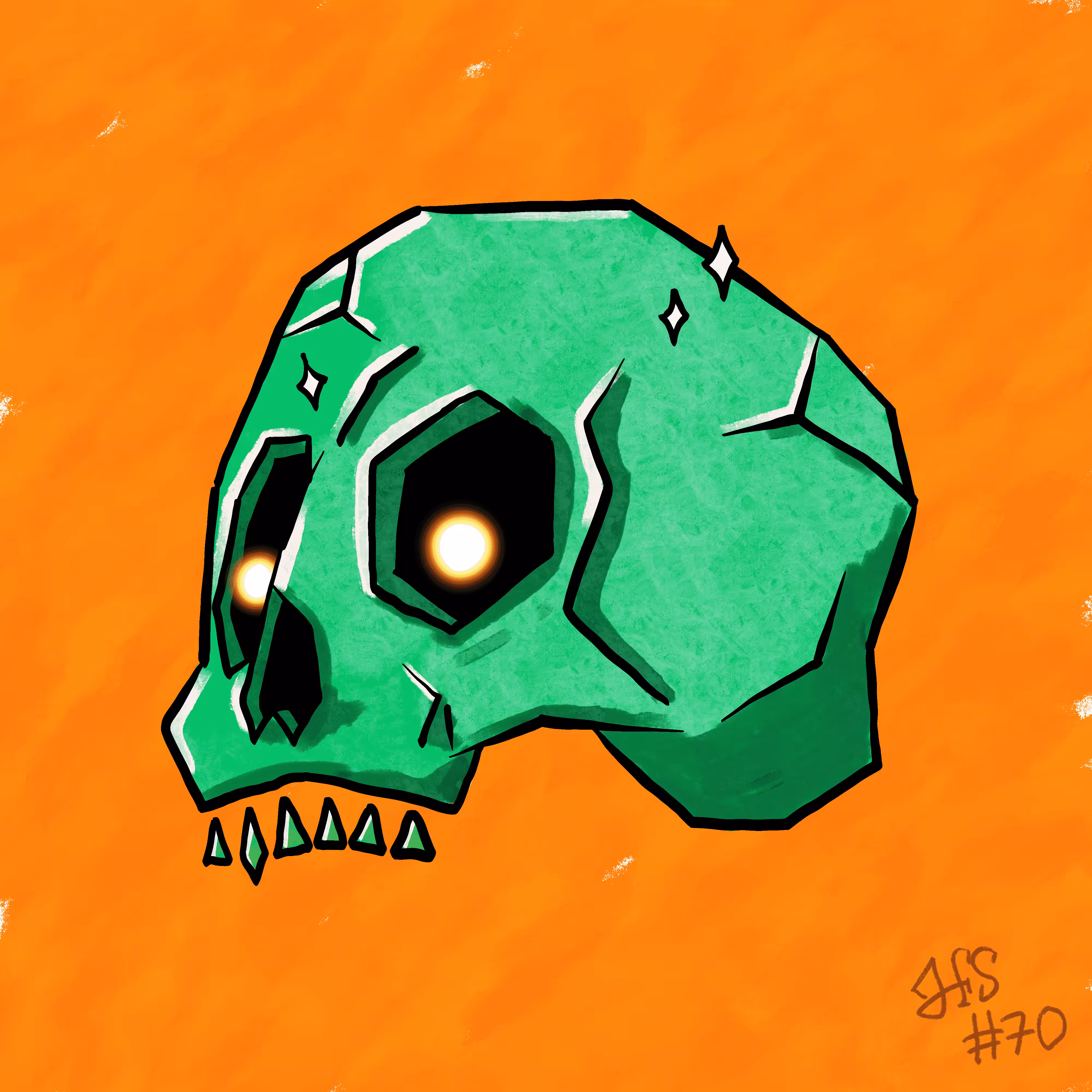 Almost Fancy Skull #70