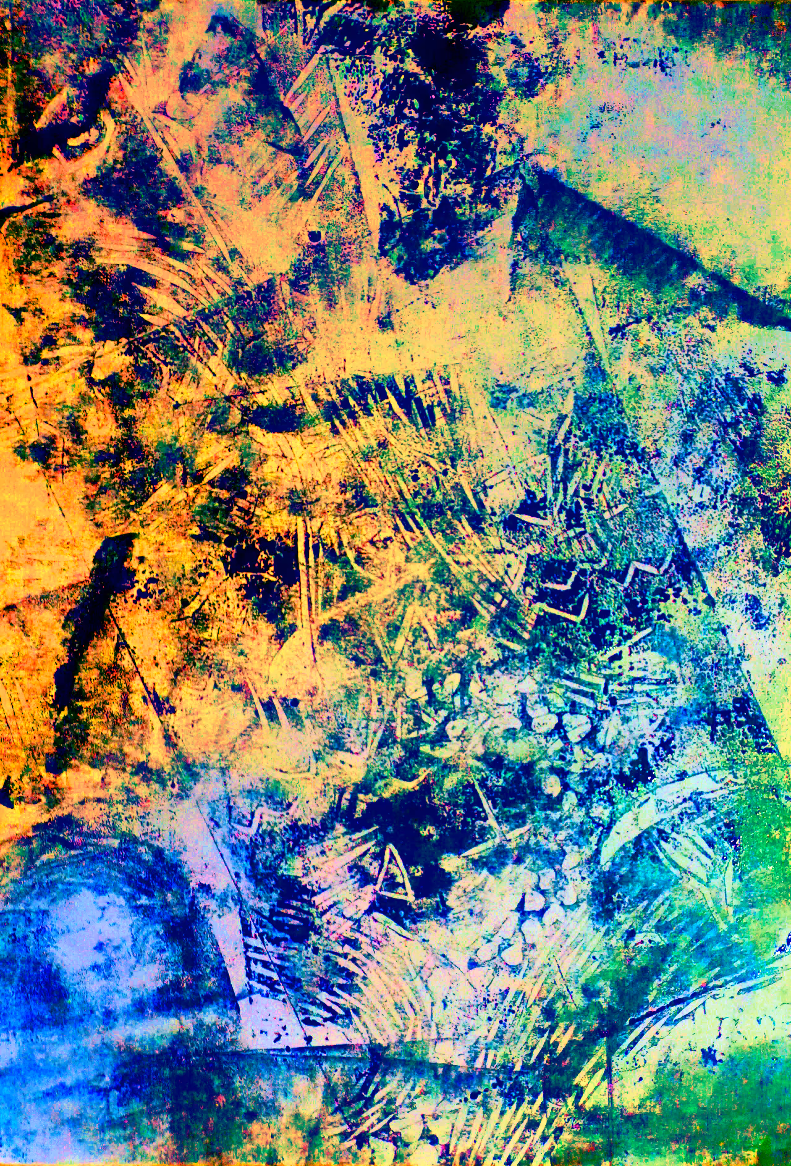 sativa and datura collaborating for an abstract hallucination before the inevitable global monatery crise