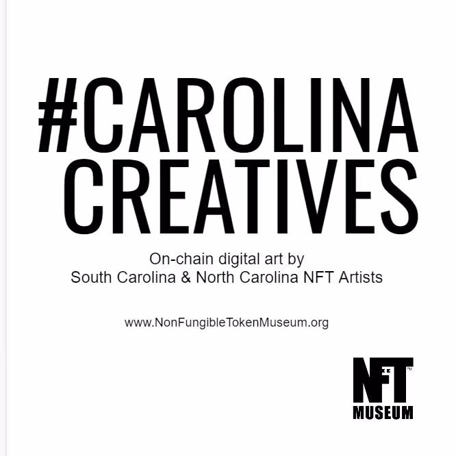 NFT Museum #CarolinaCreatives Exhibition Pamphlet