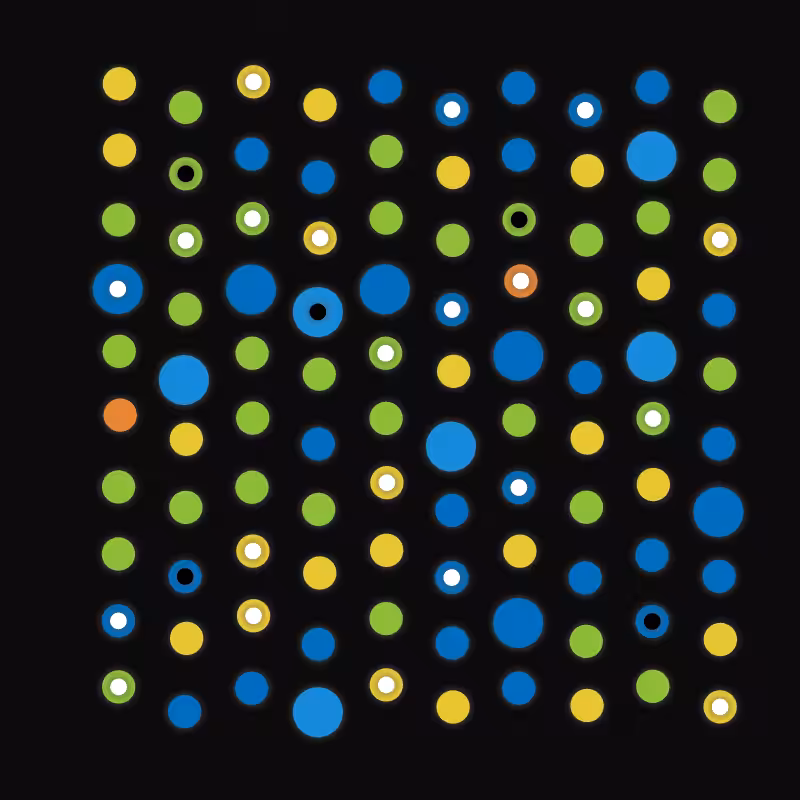 Circle Study with Color & Motion #4