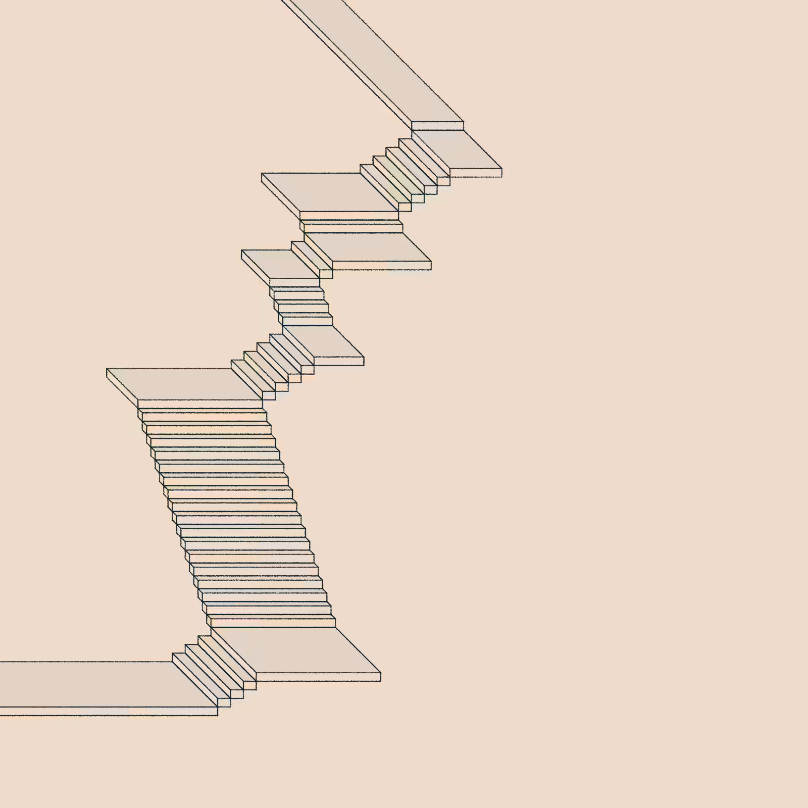Stairs in a room #3