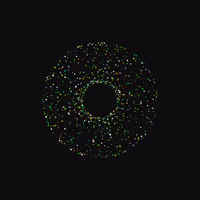 rotating particles #10