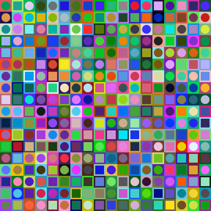 Square Dot Composition #227
