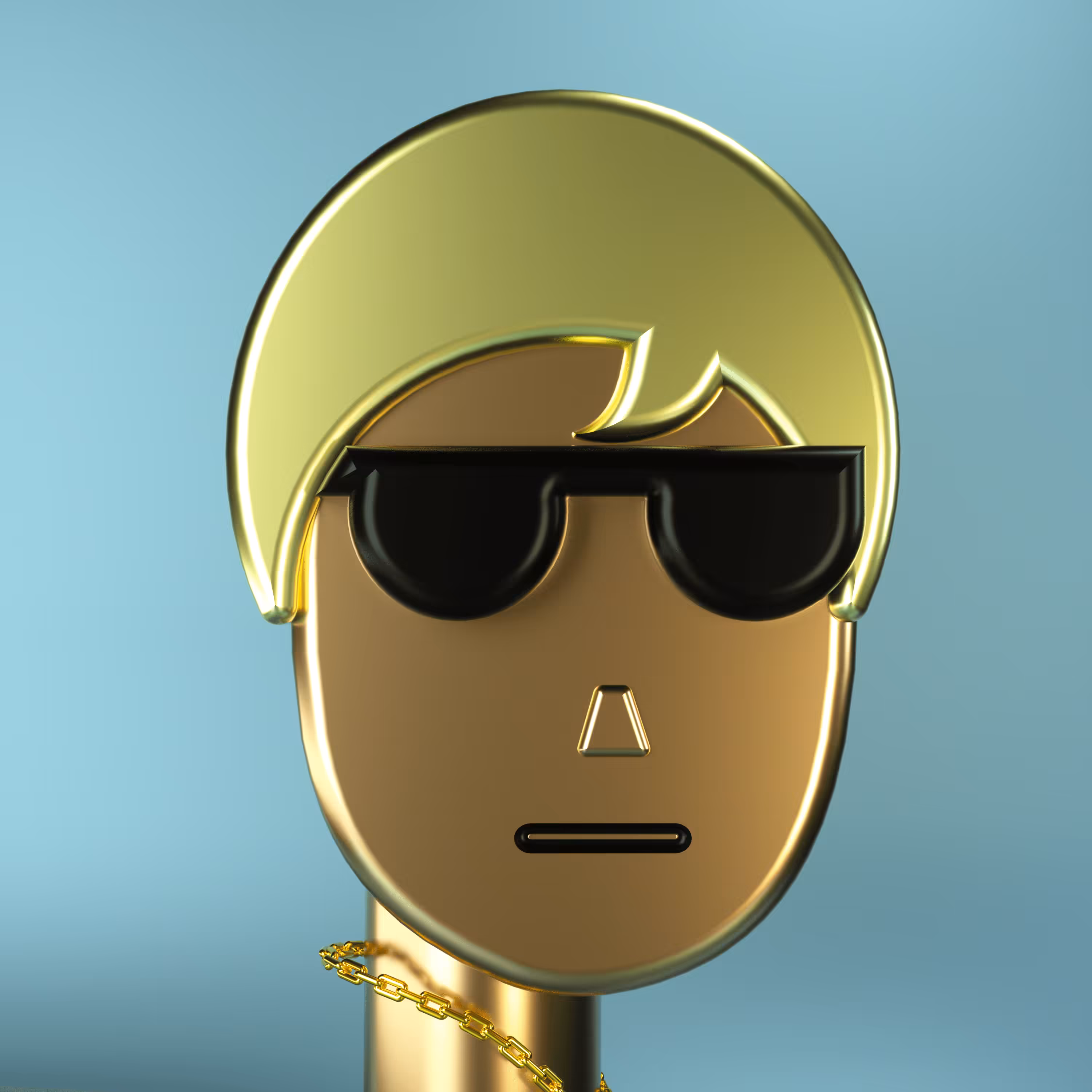 3D Chrome Punk #0012