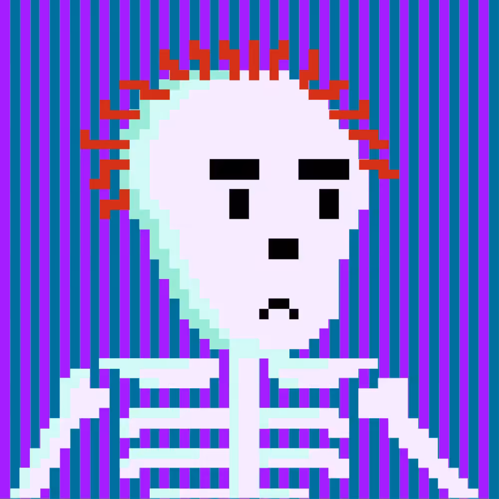 PIXEL SKULLETTI 1 #95