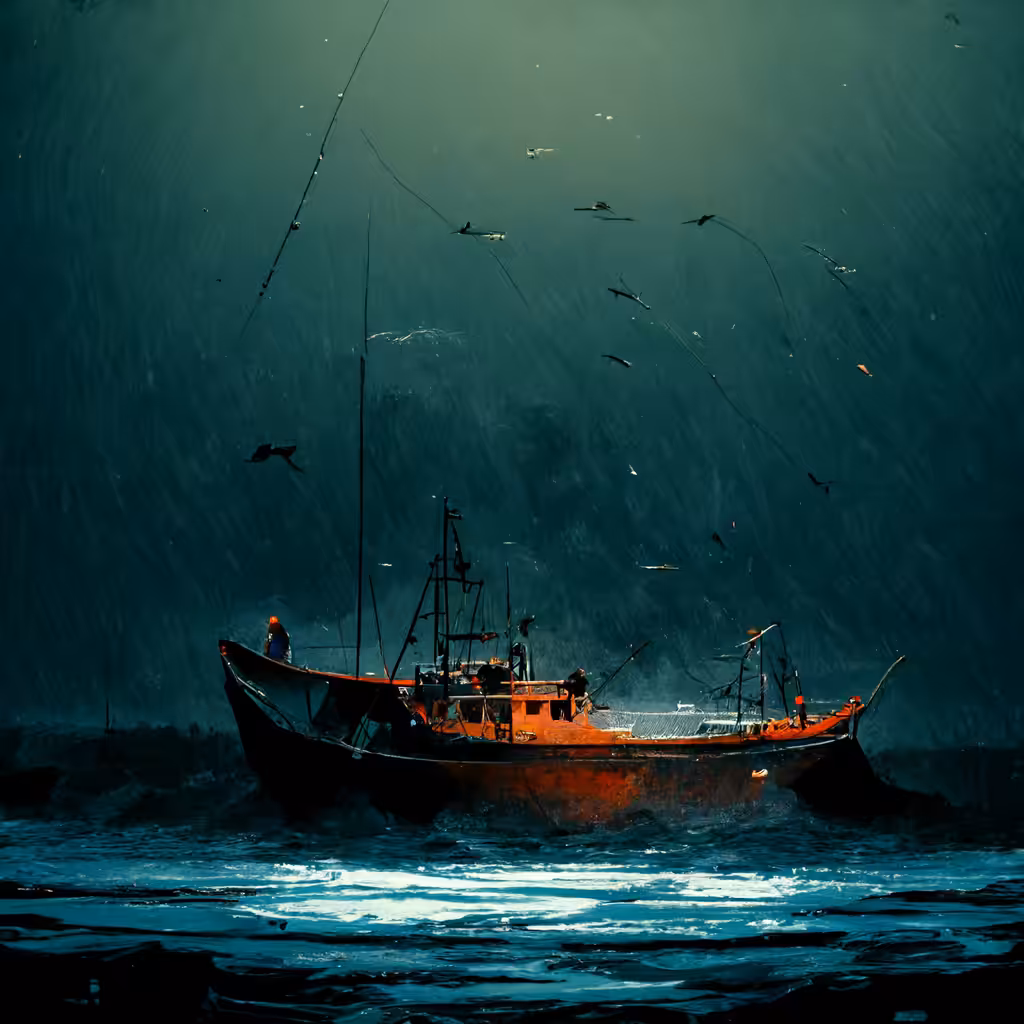 Extreme tuna fishing