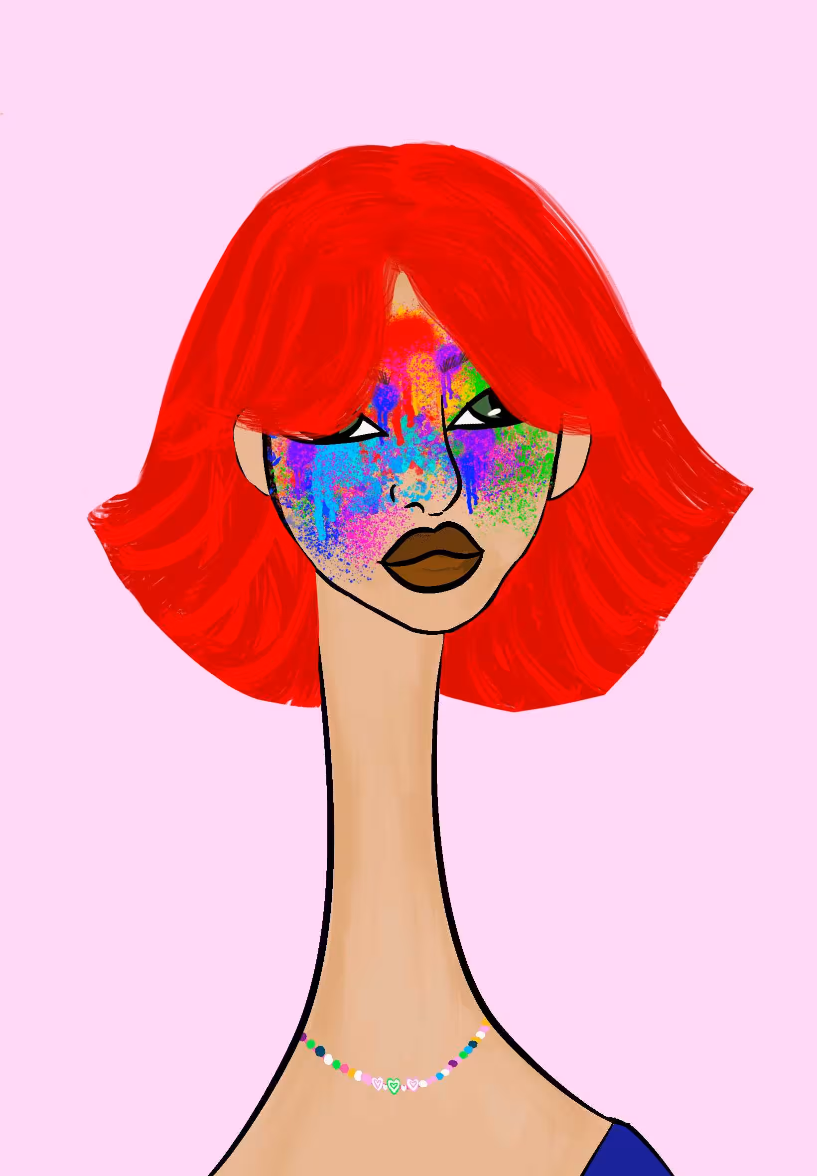 Long Neckie Lady #462