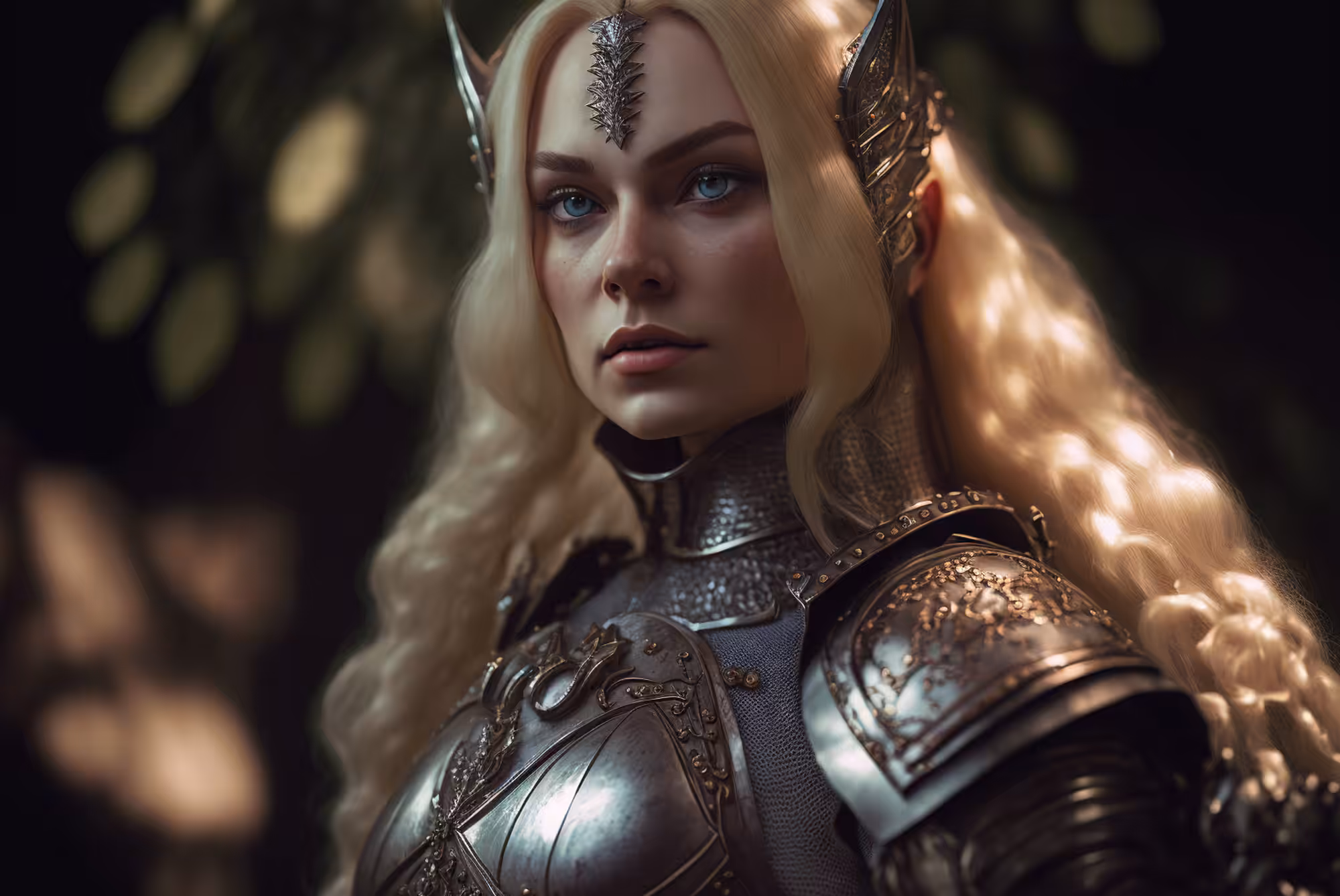 "the knight woman"