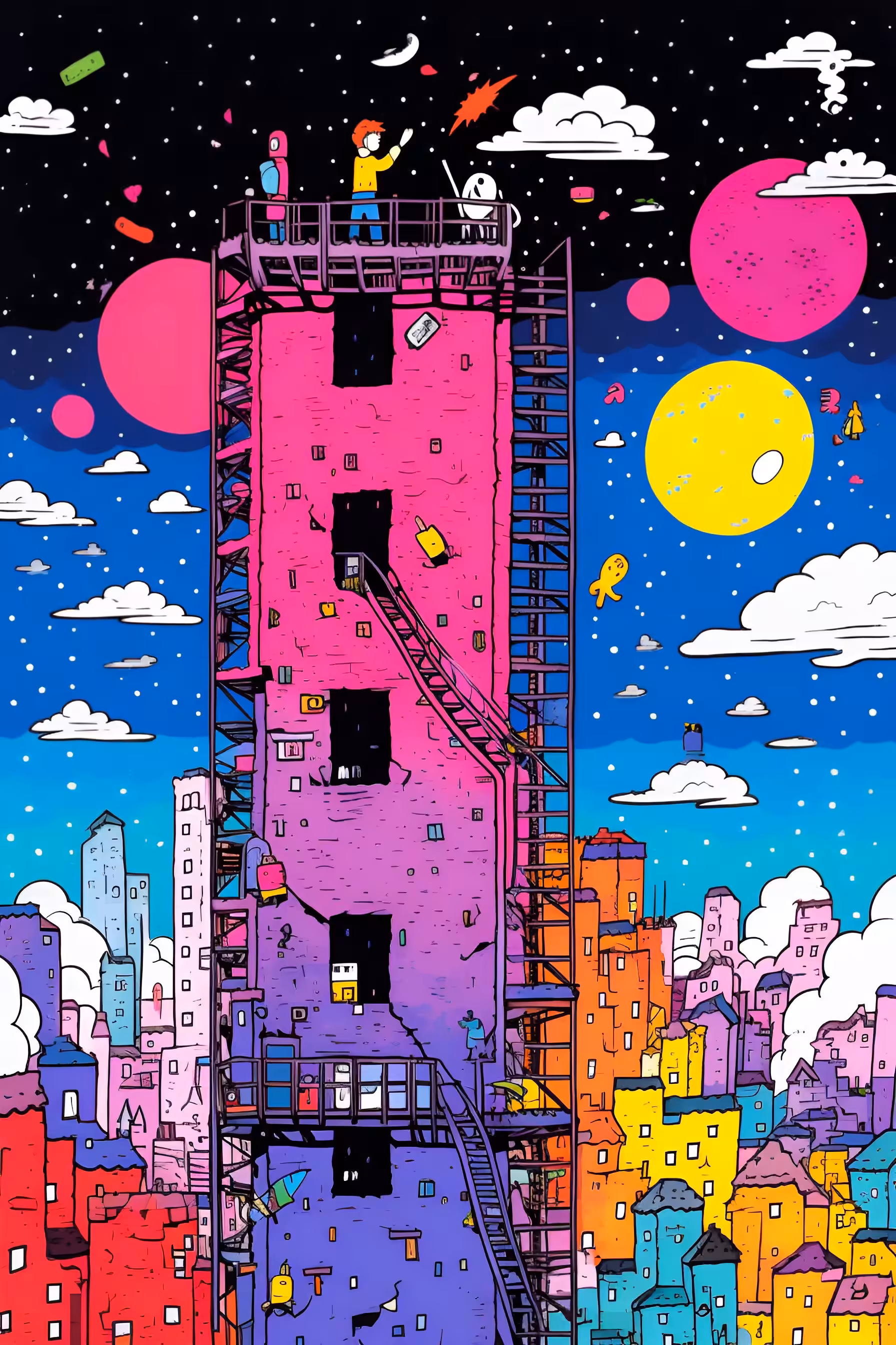 once around the block