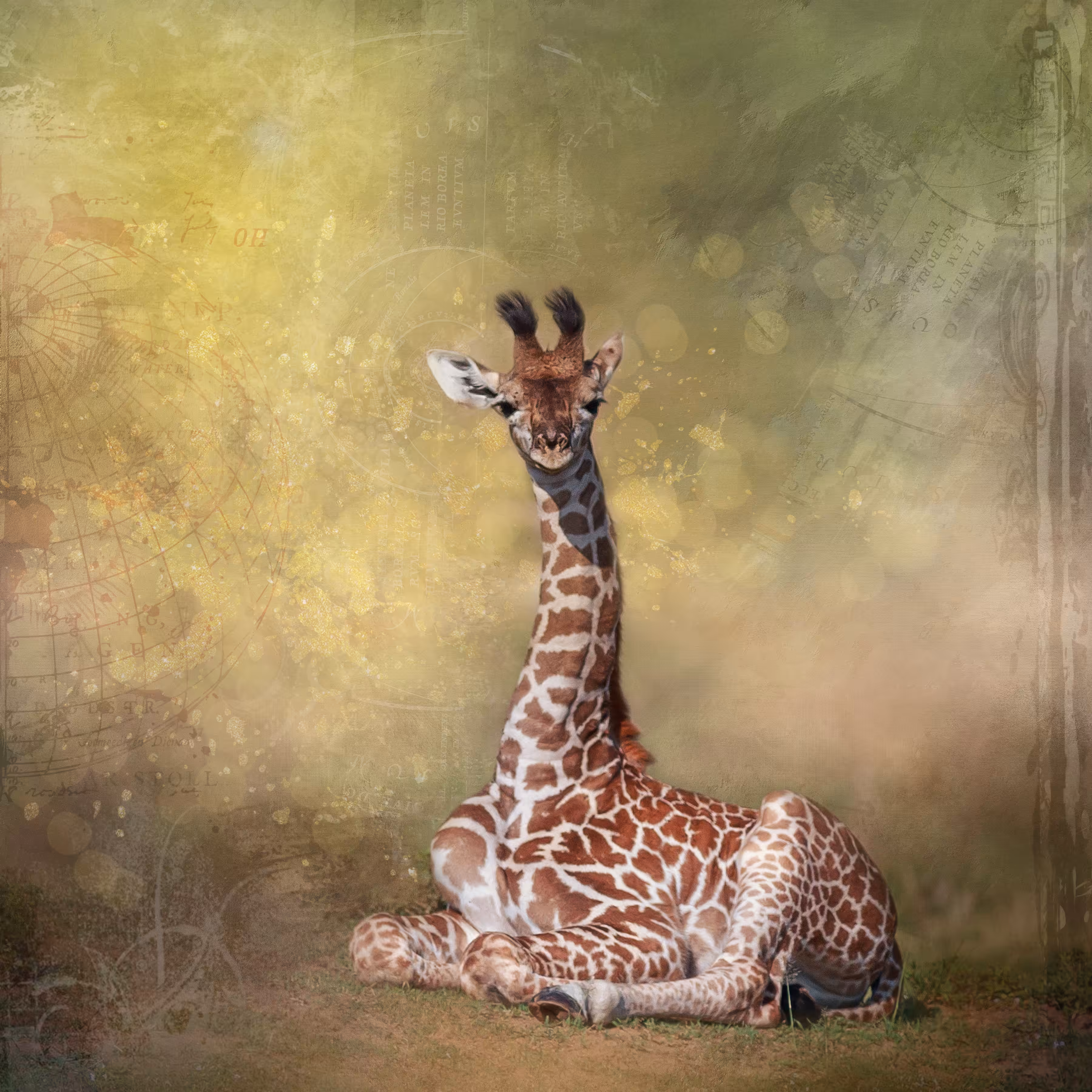 Baby Giraffe - Wildlife Journeys Collection