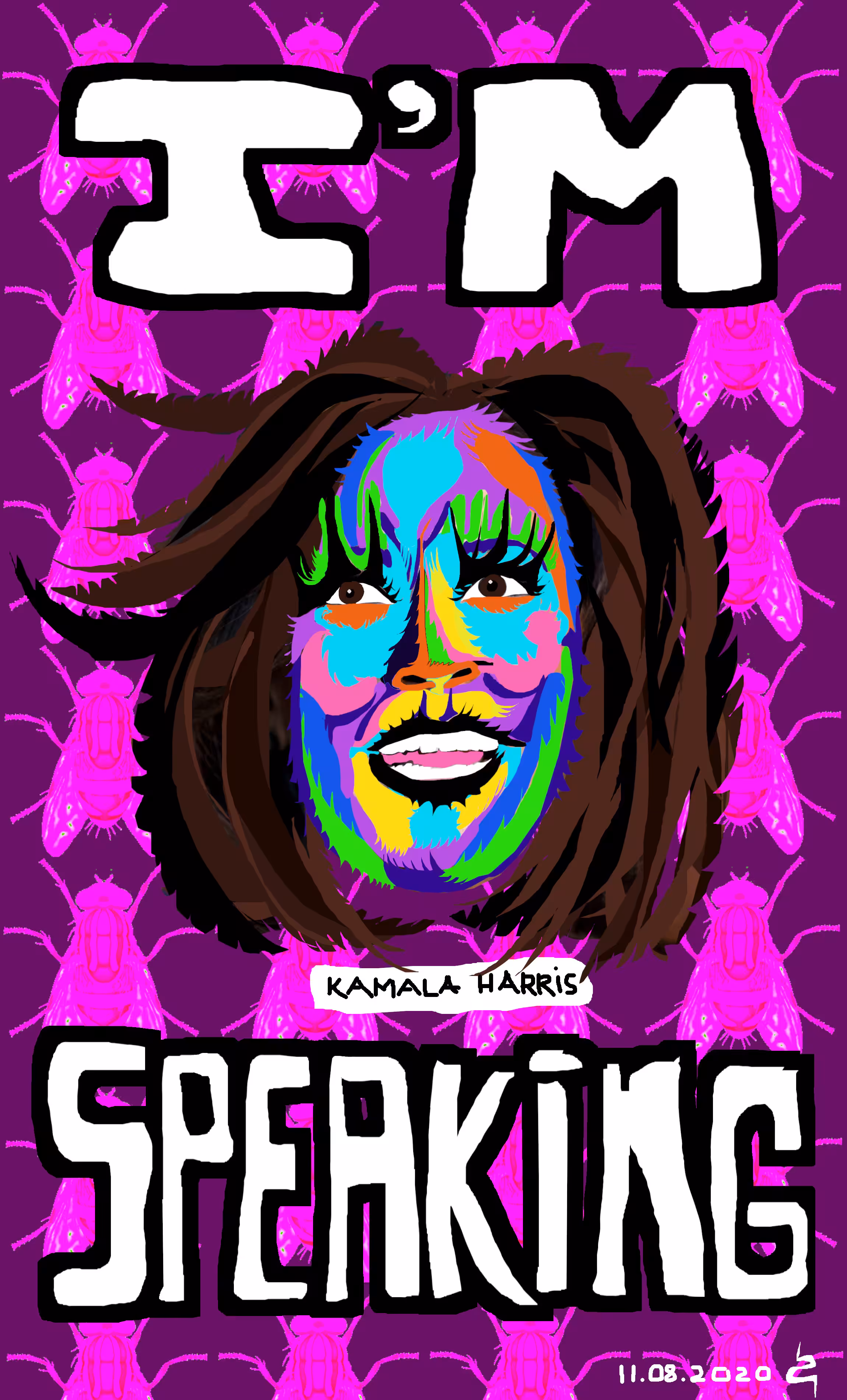 Kamala Harris "I'm Speaking" Purple