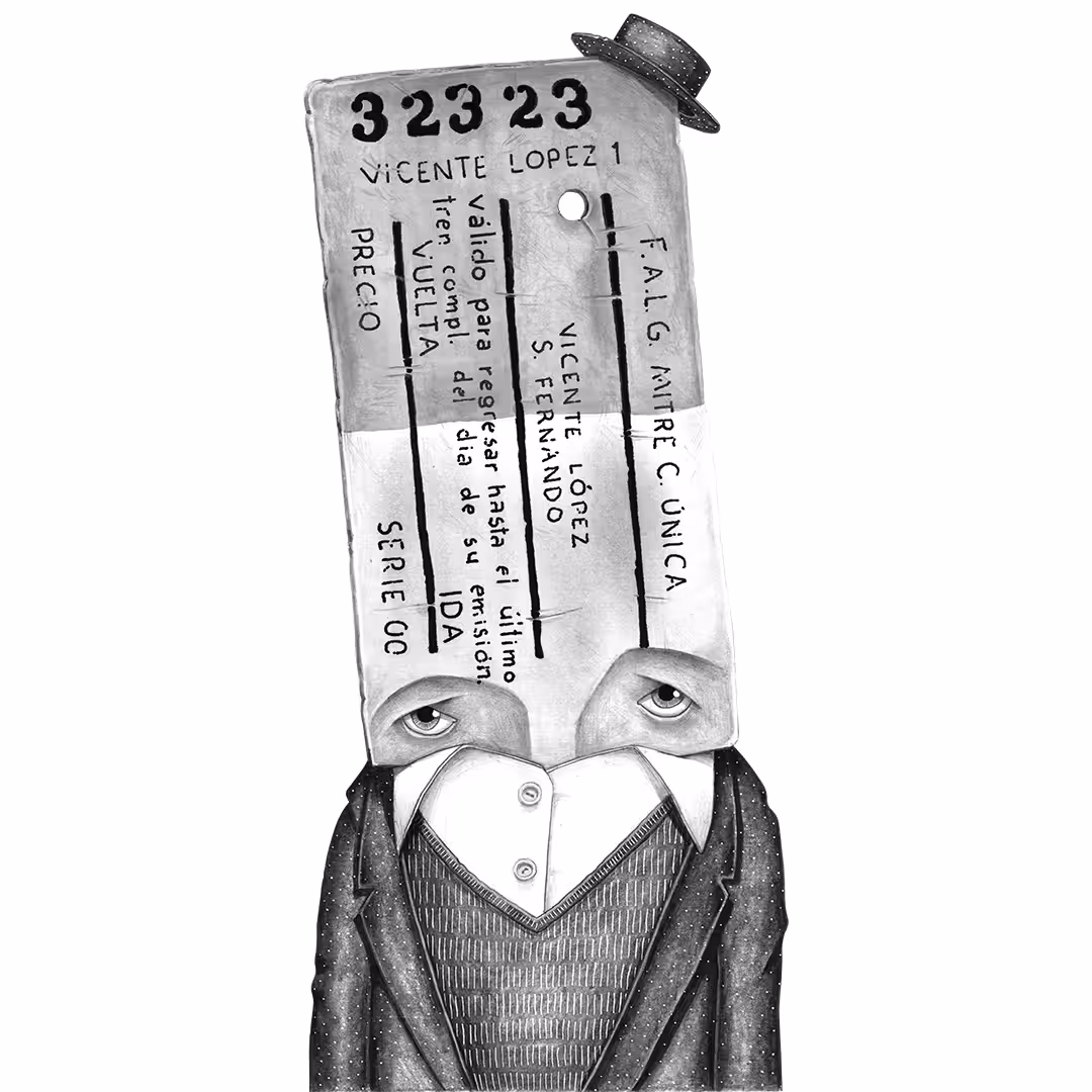 RETURN TICKET grayscale