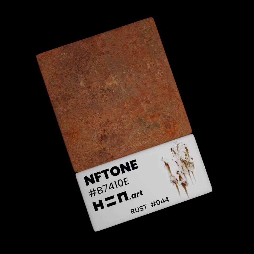 NFTONE - Rust - #044 - H=N Material Swatches Collection