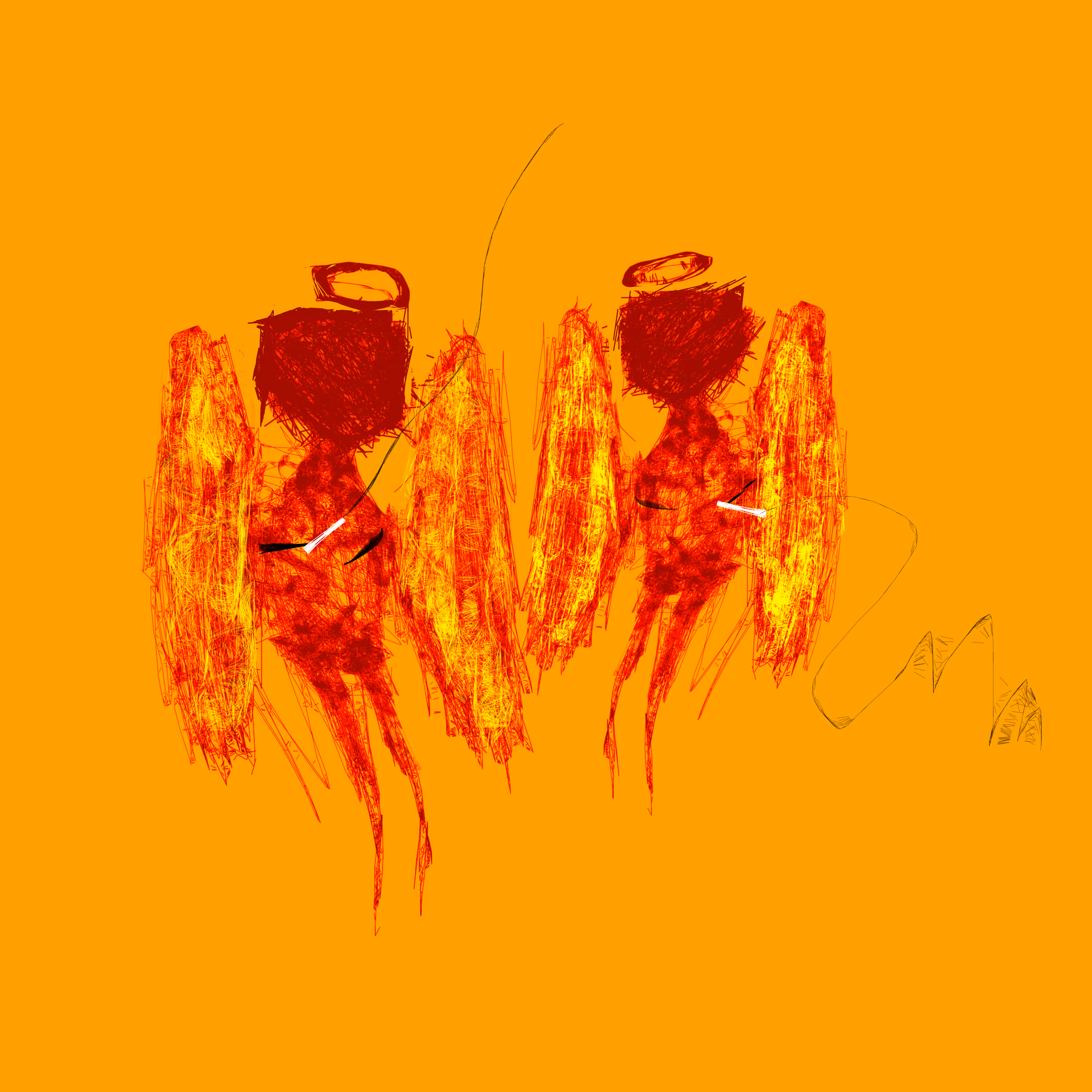 Angels Smoking