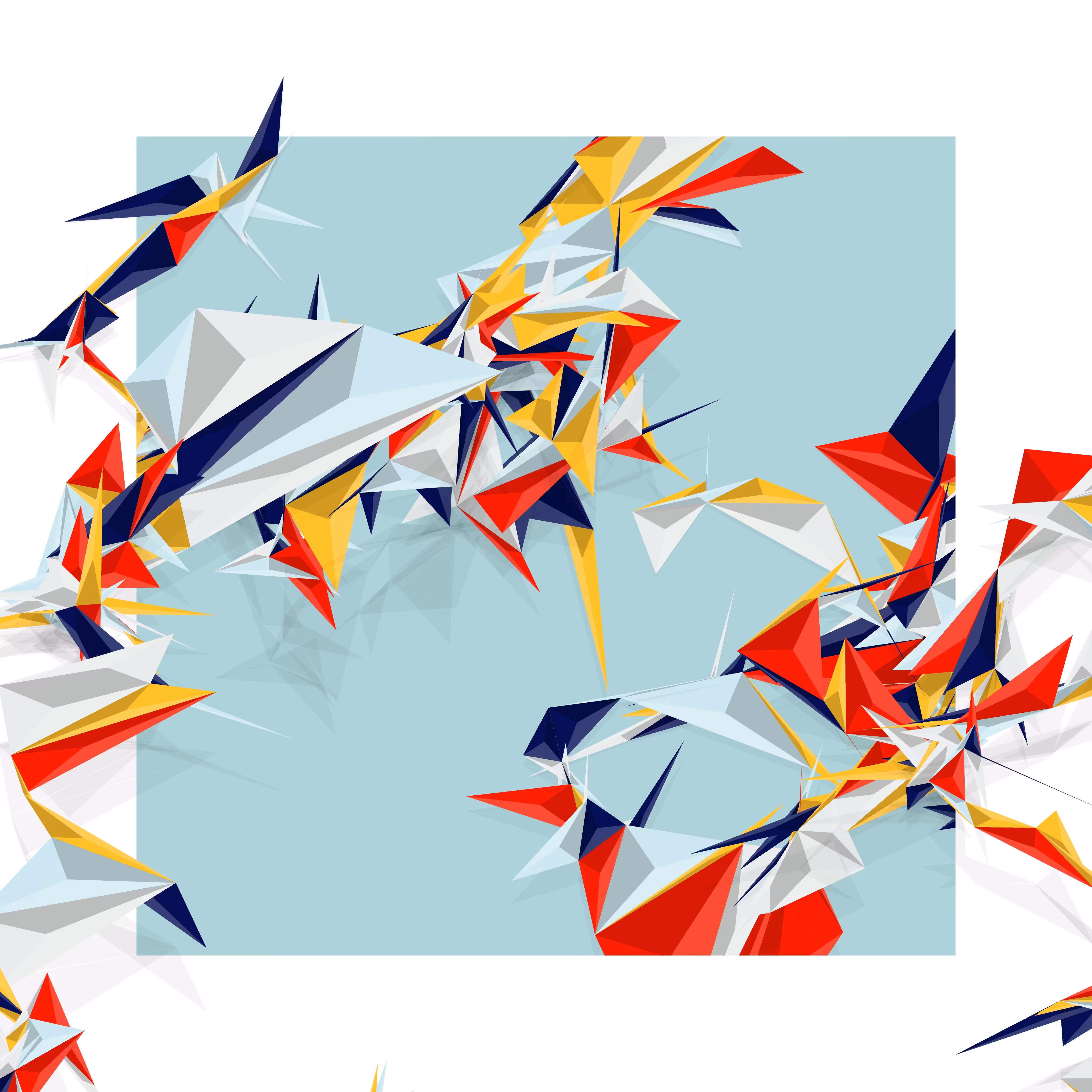 Paradise Birds Mondriaan 10