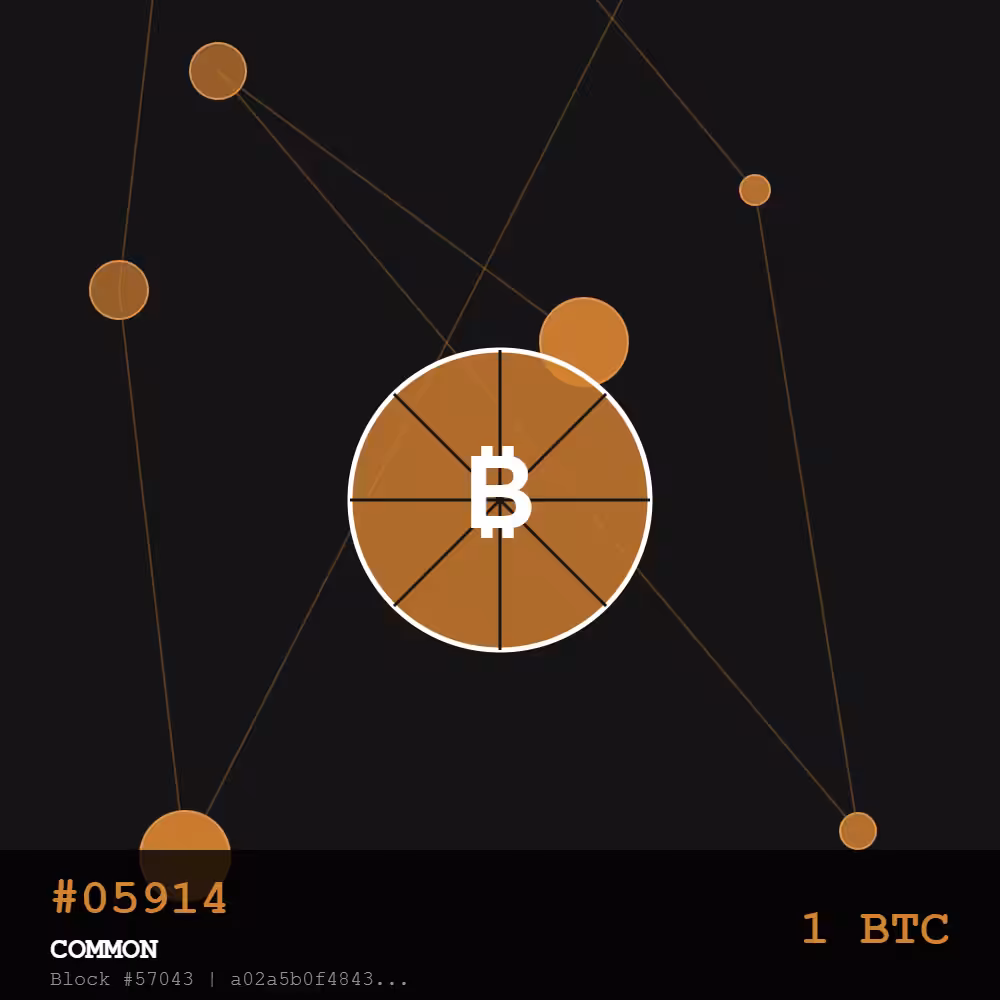 Bitcoin Pizza Genesis: 10K — COMMON Edition | May 22, 2010 - The Day Everything Changed