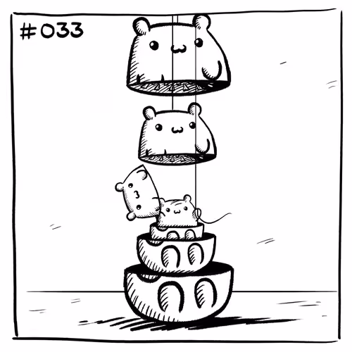 Suicidal Hamster #033 - Matryoshka Doll