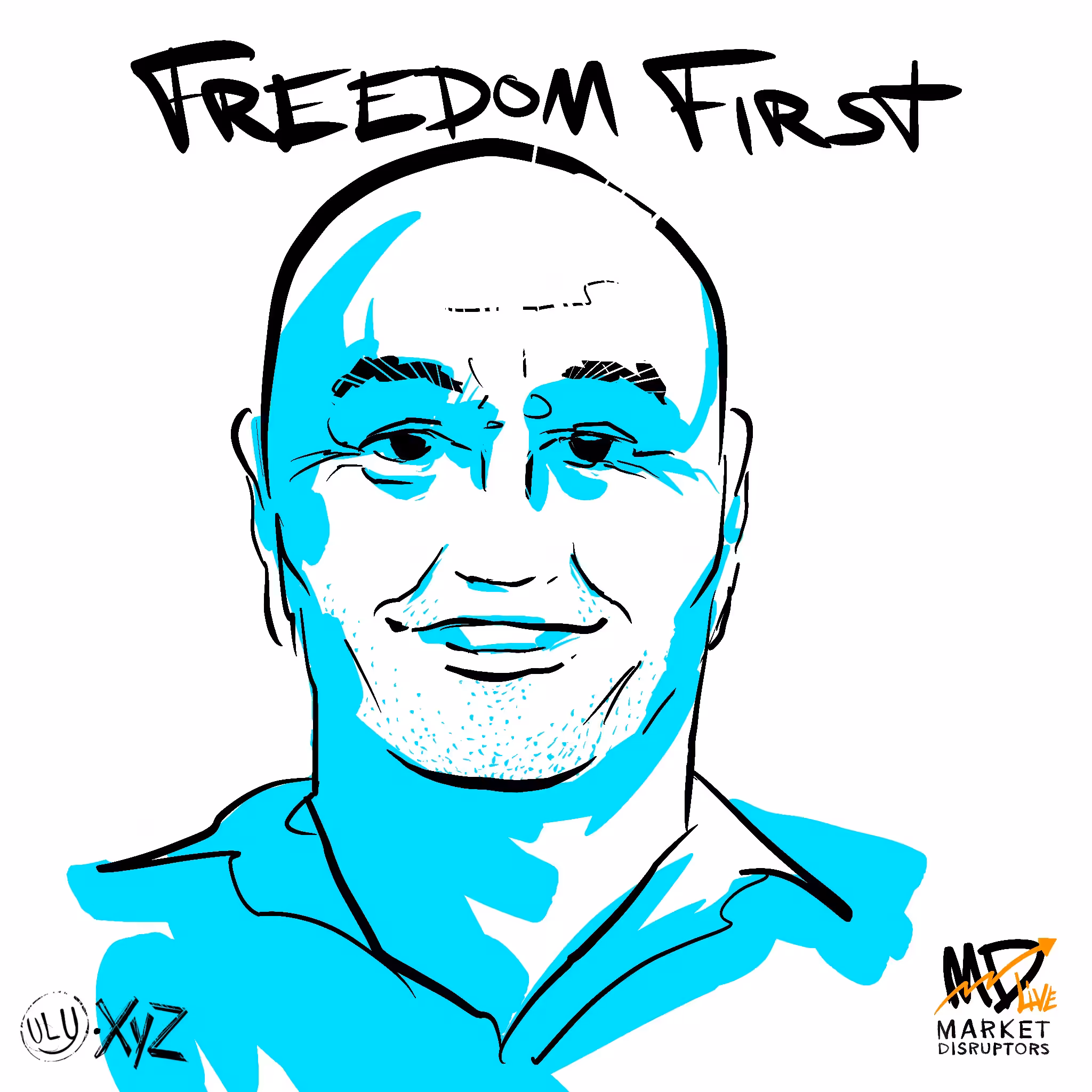 Portrait of Thomas Wiermann by Ulysses XYZ at Market Disruptors Live 2021