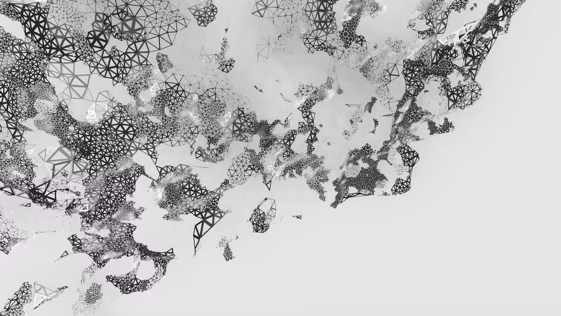 Generative Delauney landscape 4/5
