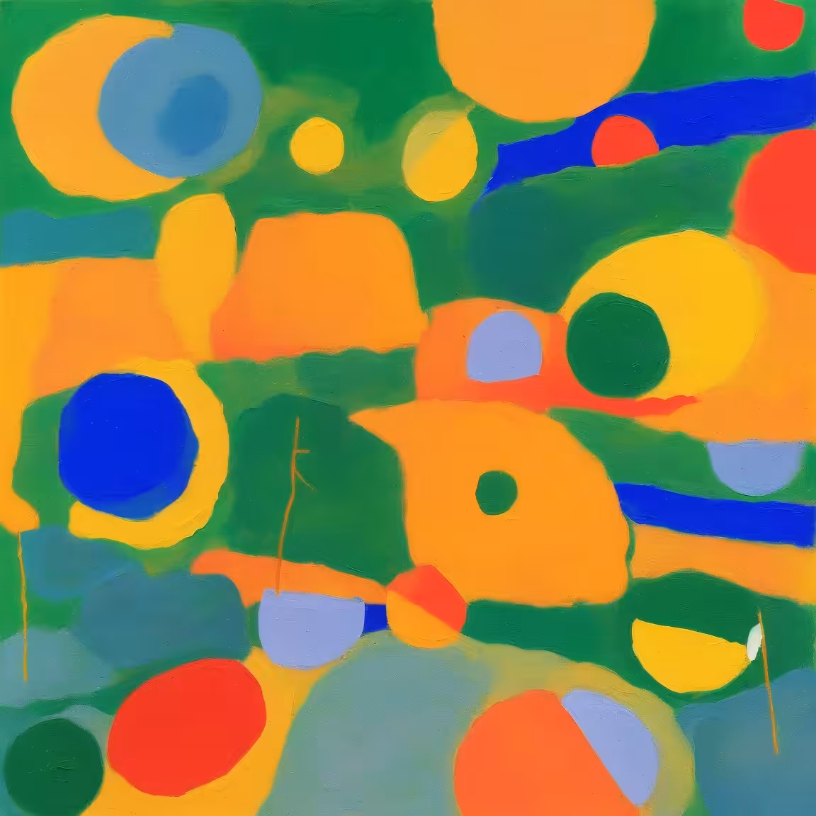 Elemental effortless study of semi-abstract natural landscapes #15
