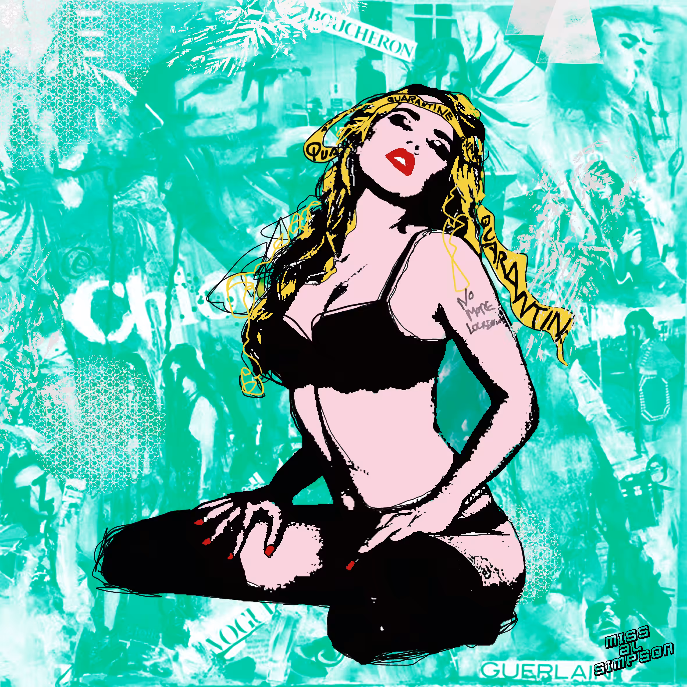 QUARANTINE BLONDE (GREEN)