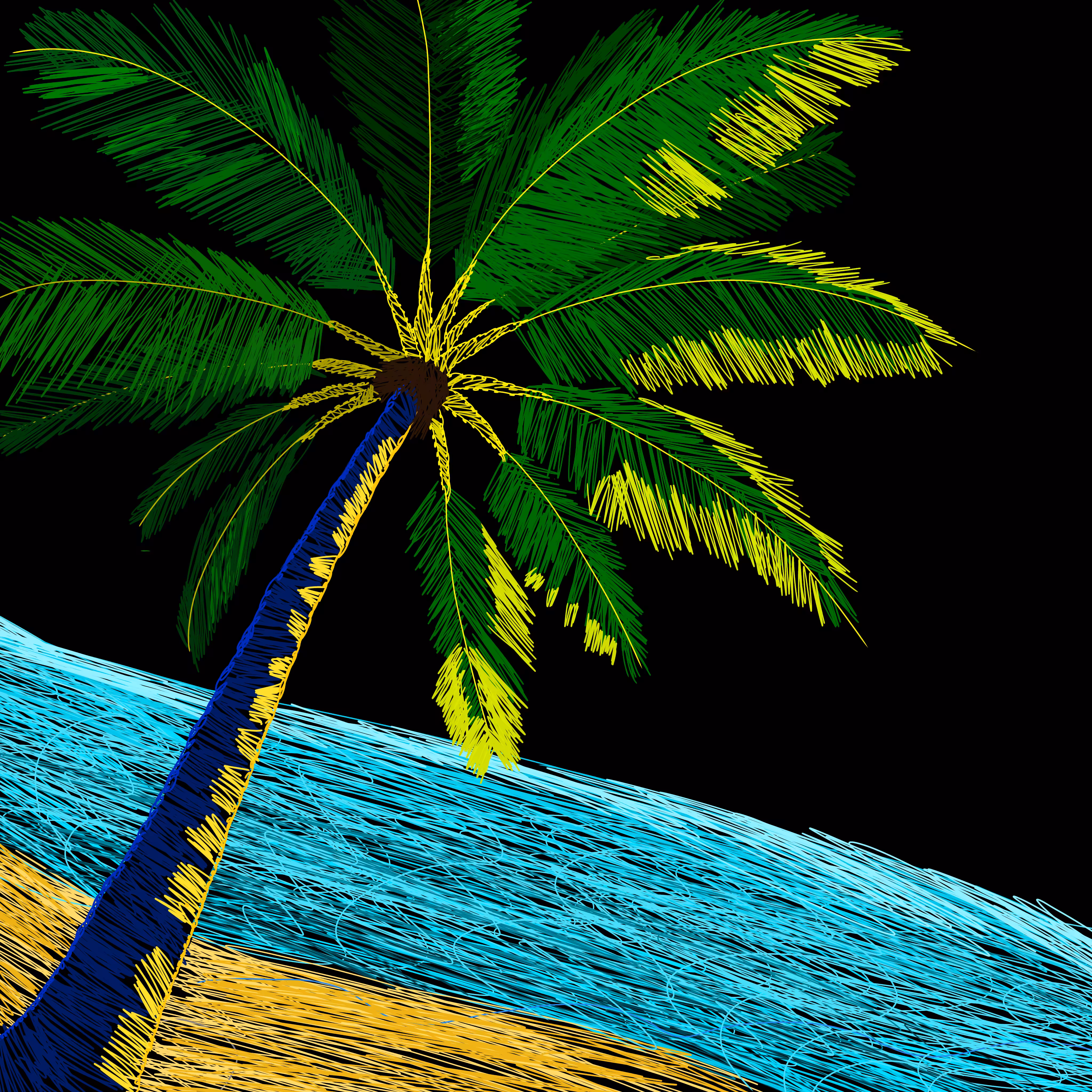 Midnight Palm