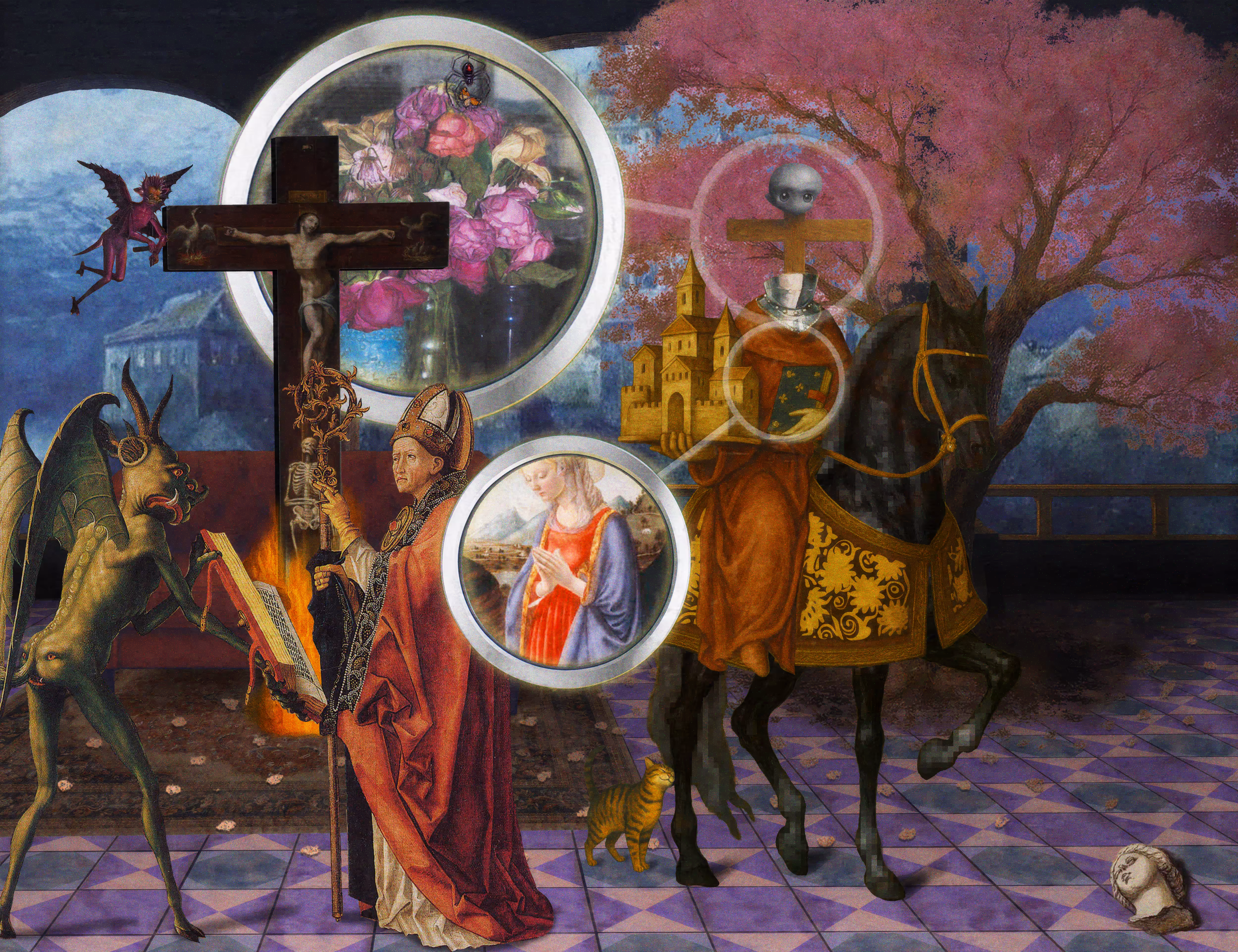 The Pilgrim’s Living Room Crucifixion; Mona Lisa Hyper-Gamble #116
