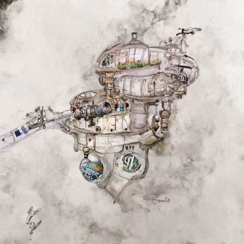 Utopian Space Castles #4