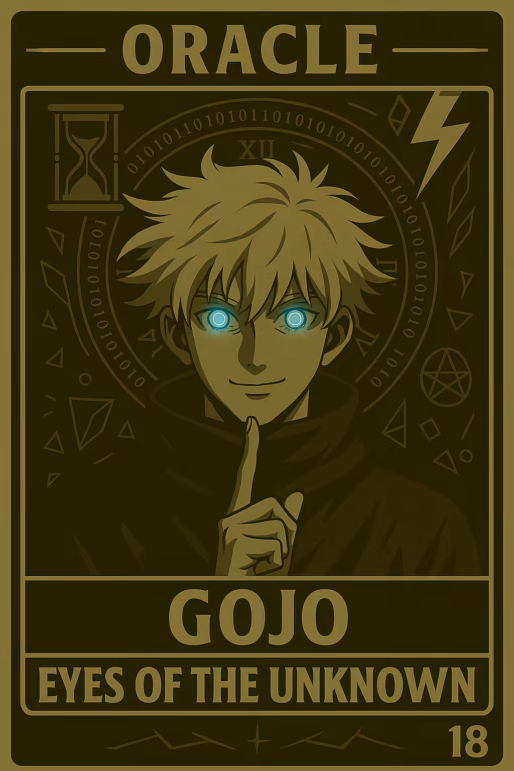 🔮 ORACLE CARD #03 GOJO Eyes of the Unknown  Card Class: Oracle — Future