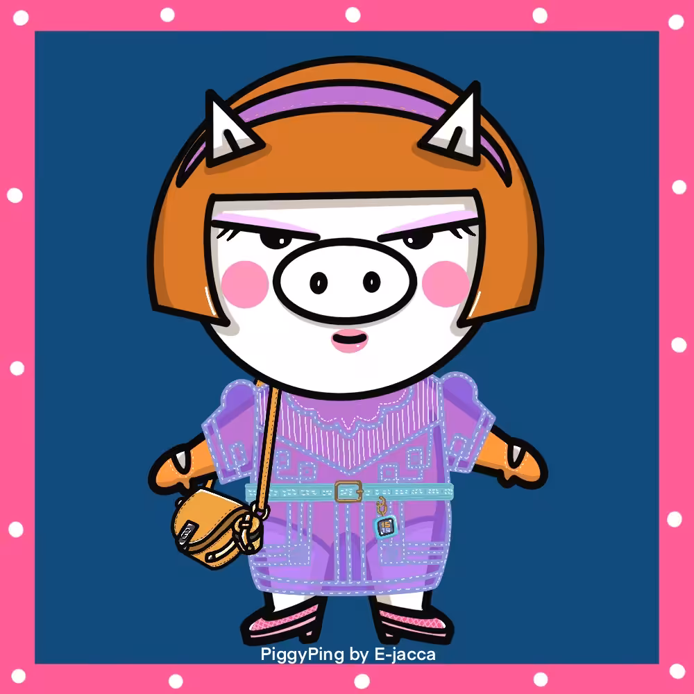 E-jacca_NFT_PiggyPing & FENDI